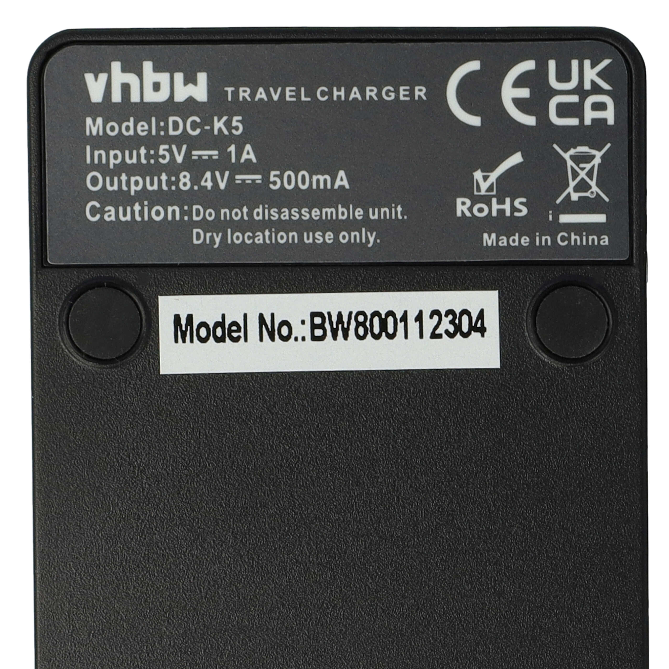 Akku Ladegerät passend für Sony NP-FW50 Kamera u.a. - 0,5 A, 8,4 V