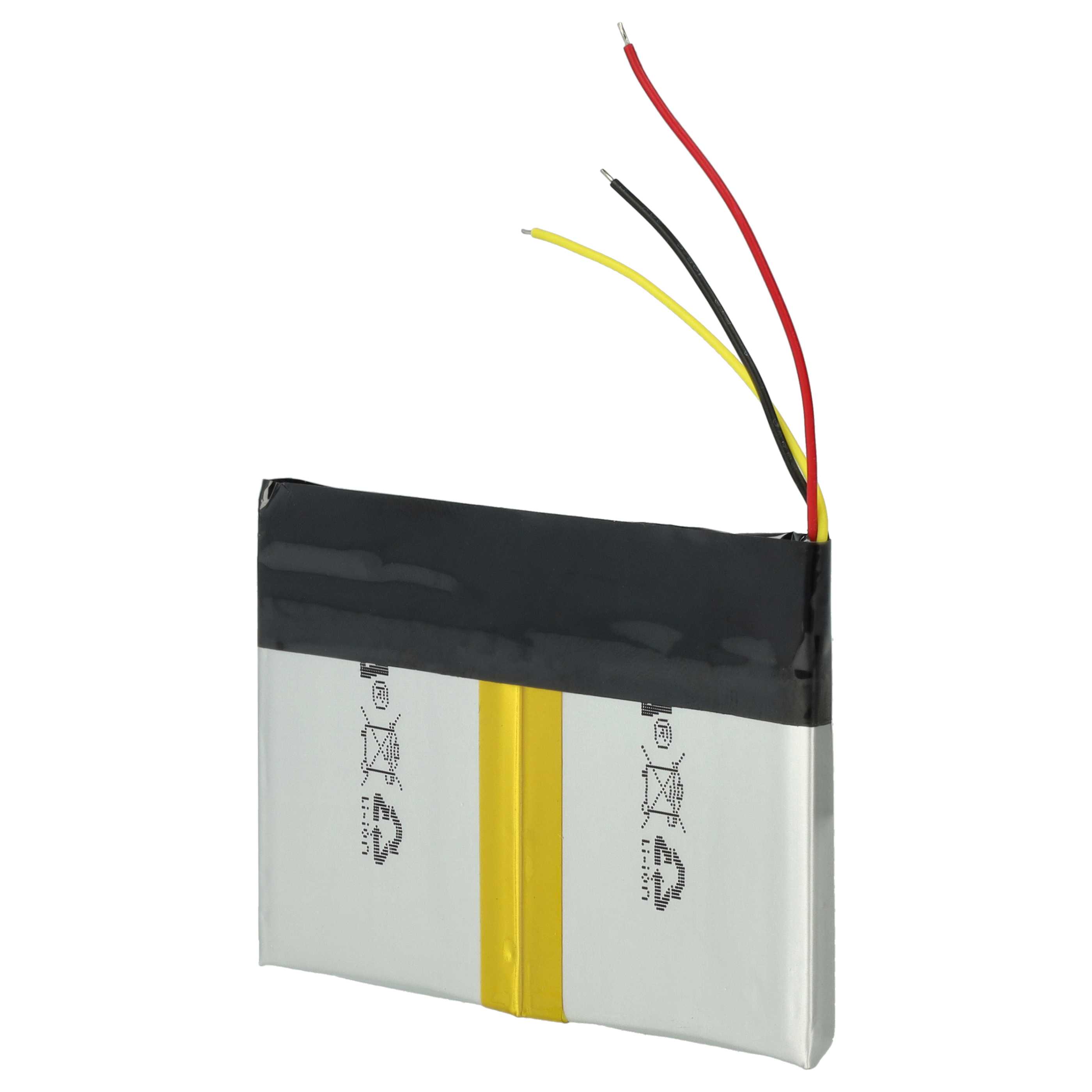 Batterie remplace Hella Gutmann 2S/LPP443441 S pour outil de diagnostique - 660mAh 7,4V Li-polymère