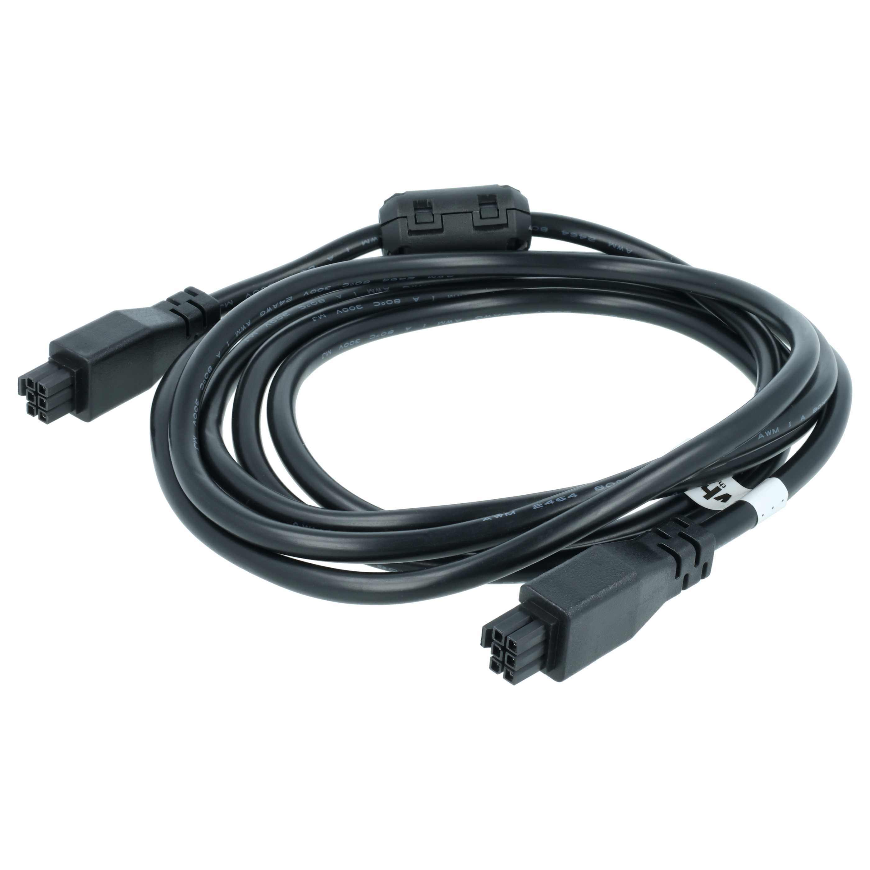 Cable AMS de 6 polos para impresoras 3D Bambu Lab P1P, P1S, X1 - Cable BUS con filtro EMI, 2 m, negro