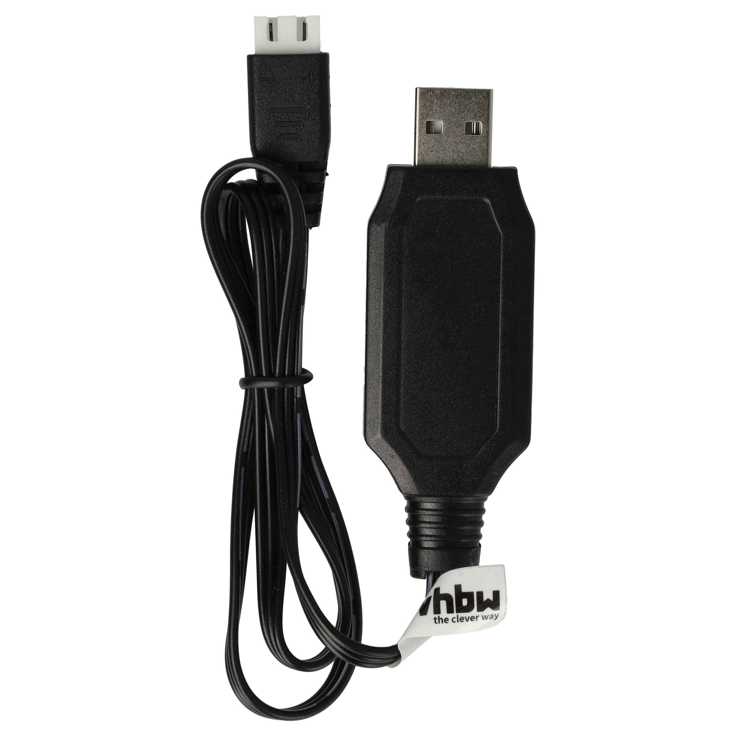 USB-Ladekabel passend für RC-Akkus mit JST XH-3P-Anschluss, RC-Modellbau Akkupacks - 60cm 4,2V