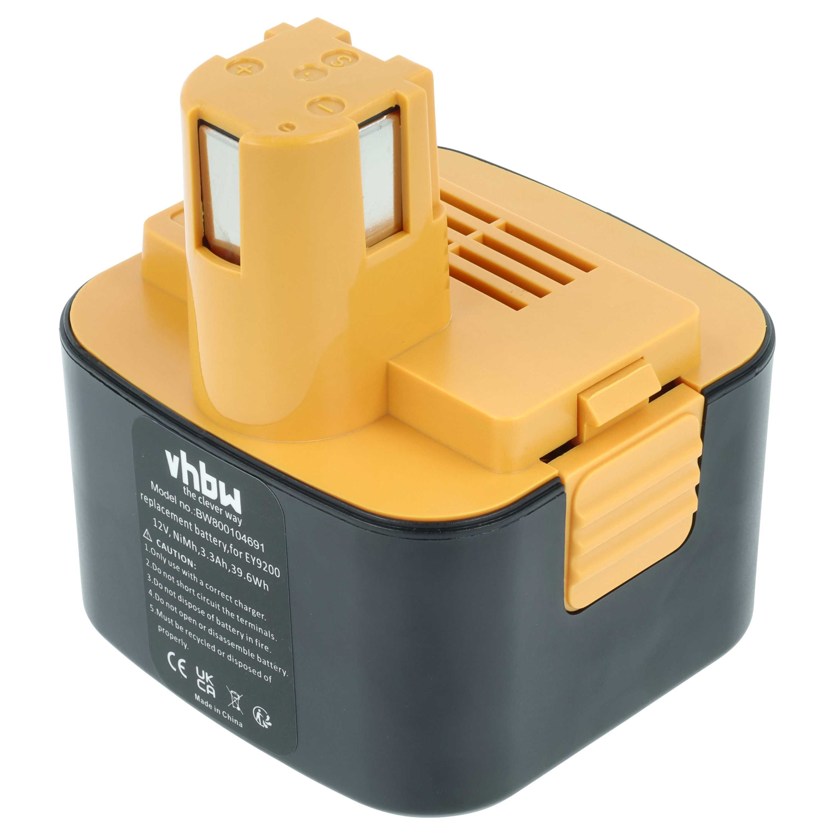 Akku 12V als Ersatz für ABB Stotz S&J SDF-AK220 - 3,3Ah, NiMH