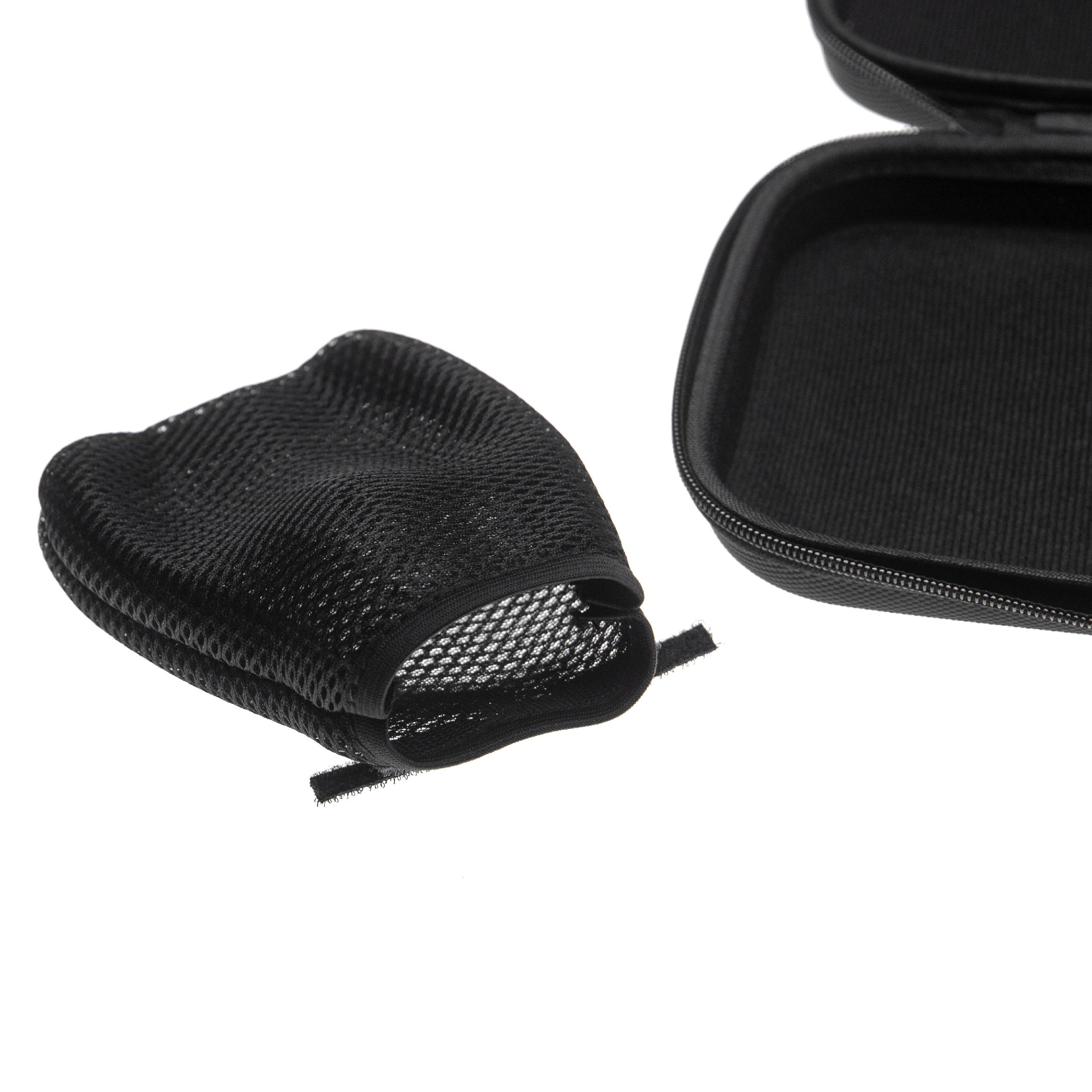 vhbw Storage CaseHair Curler & Hair Waver Accessories - Travel Bag, Organiser, Black