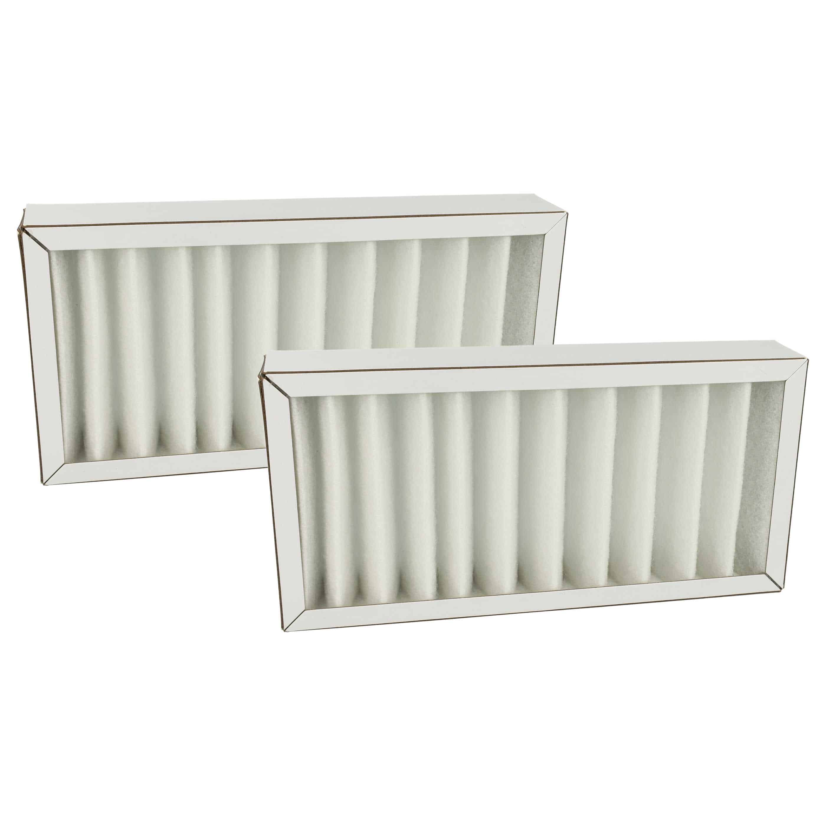 2x Air Filter replaces Pluggit ARFG4F7-150 for Pluggit Vent - Filter Class G4, white