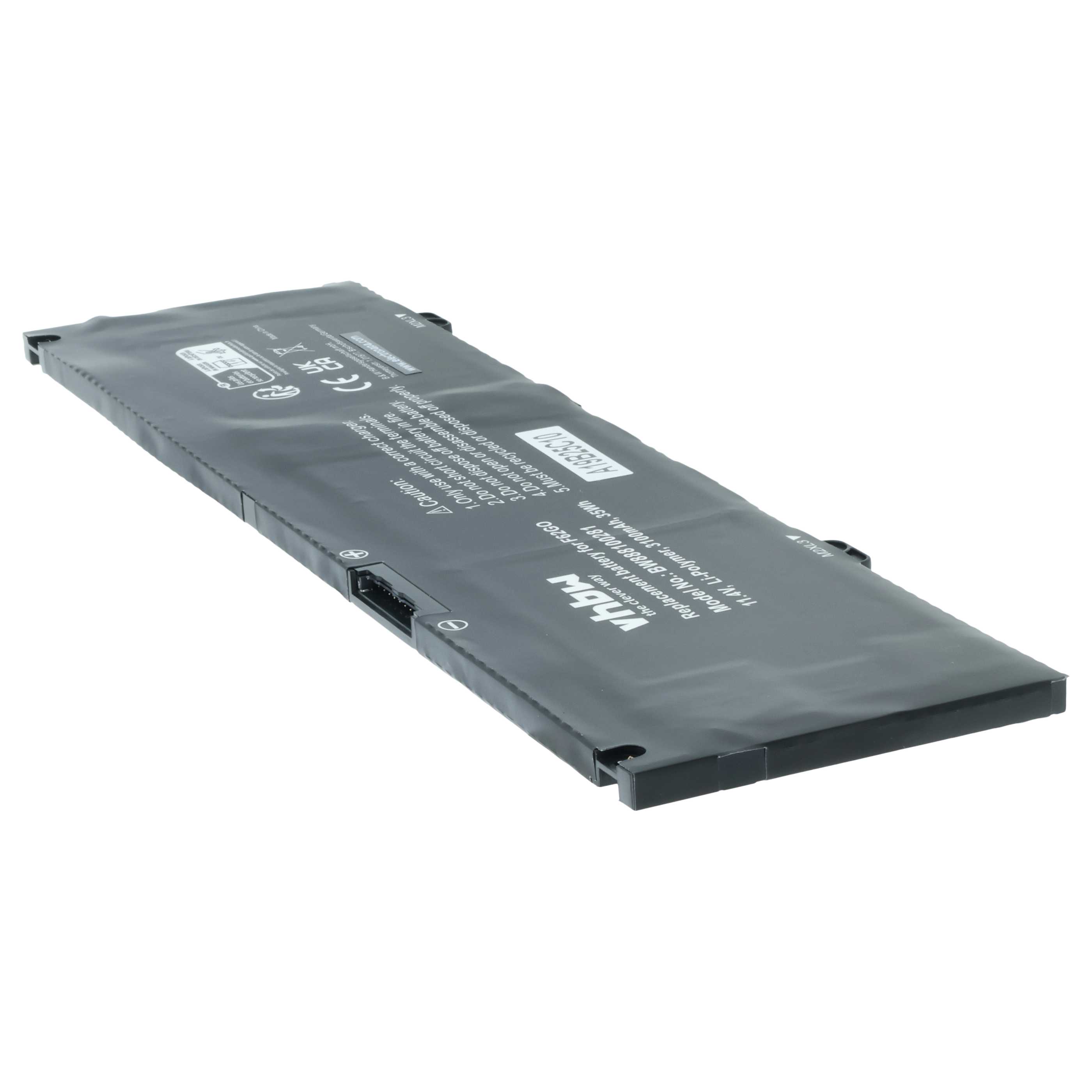 Akumulator do laptopa zamiennik Dell 39DY5, F62GO, F62G0, 0RPJC3, 039DY5 - 3100 mAh 11,4 V Li-Ion, czarny