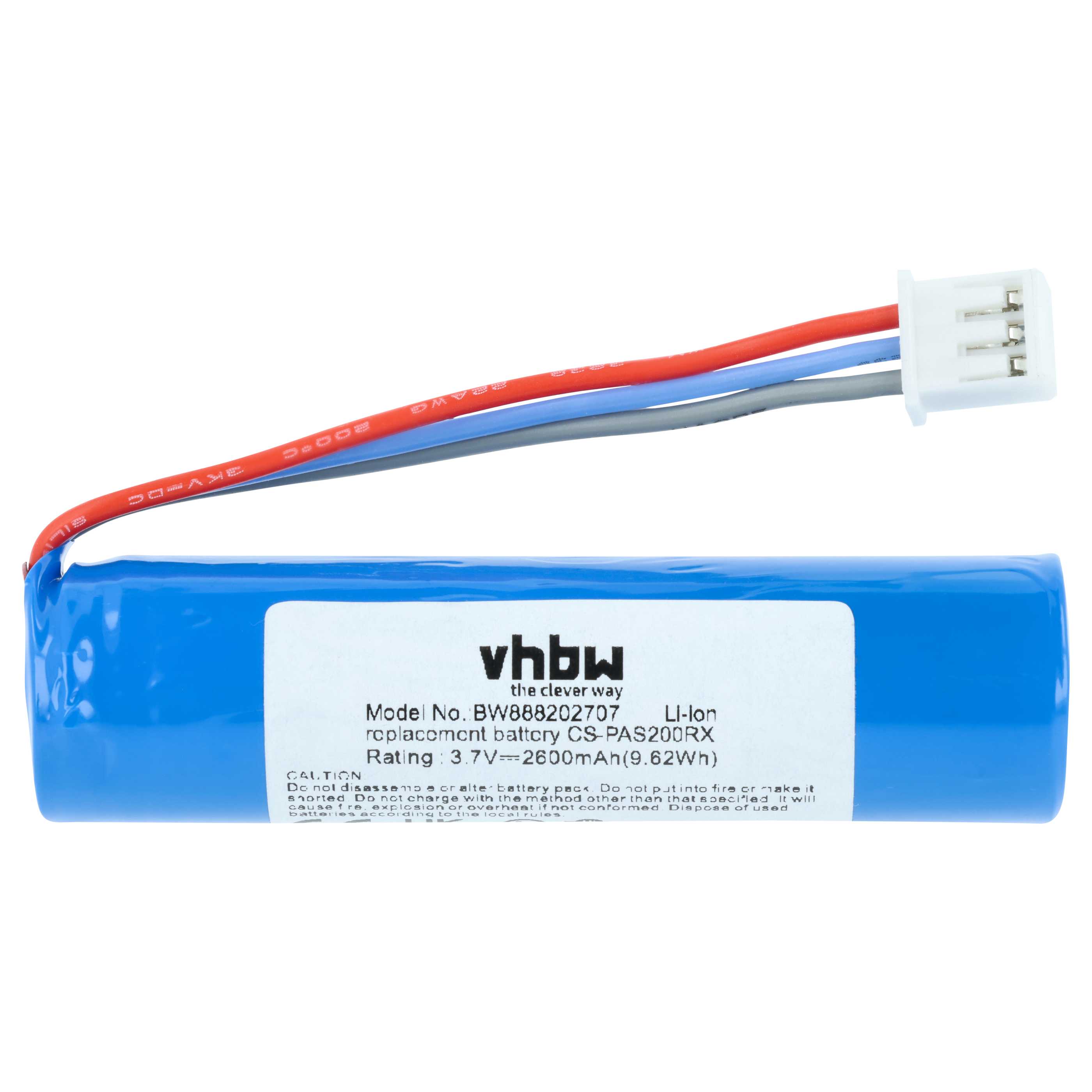 Batterie remplace Parrot MCBAT00014 pour manette de drone Parrot - 2600mAh 3,7V Li-ion