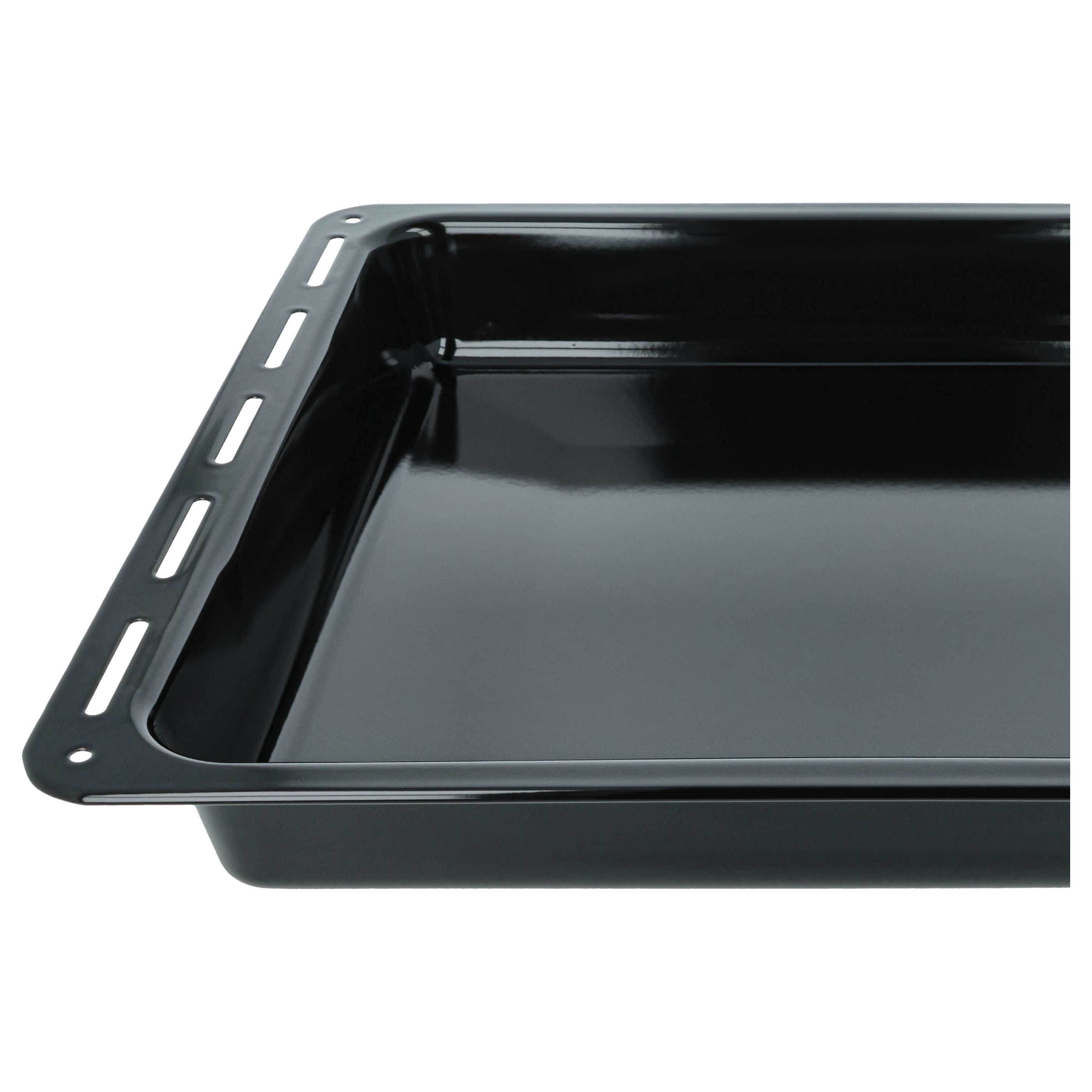 Leccarda universale sostituisce AEG 3423981020 per forni Zanussi - 42,2 x 37,5 x 6 cm, antiaderente nero