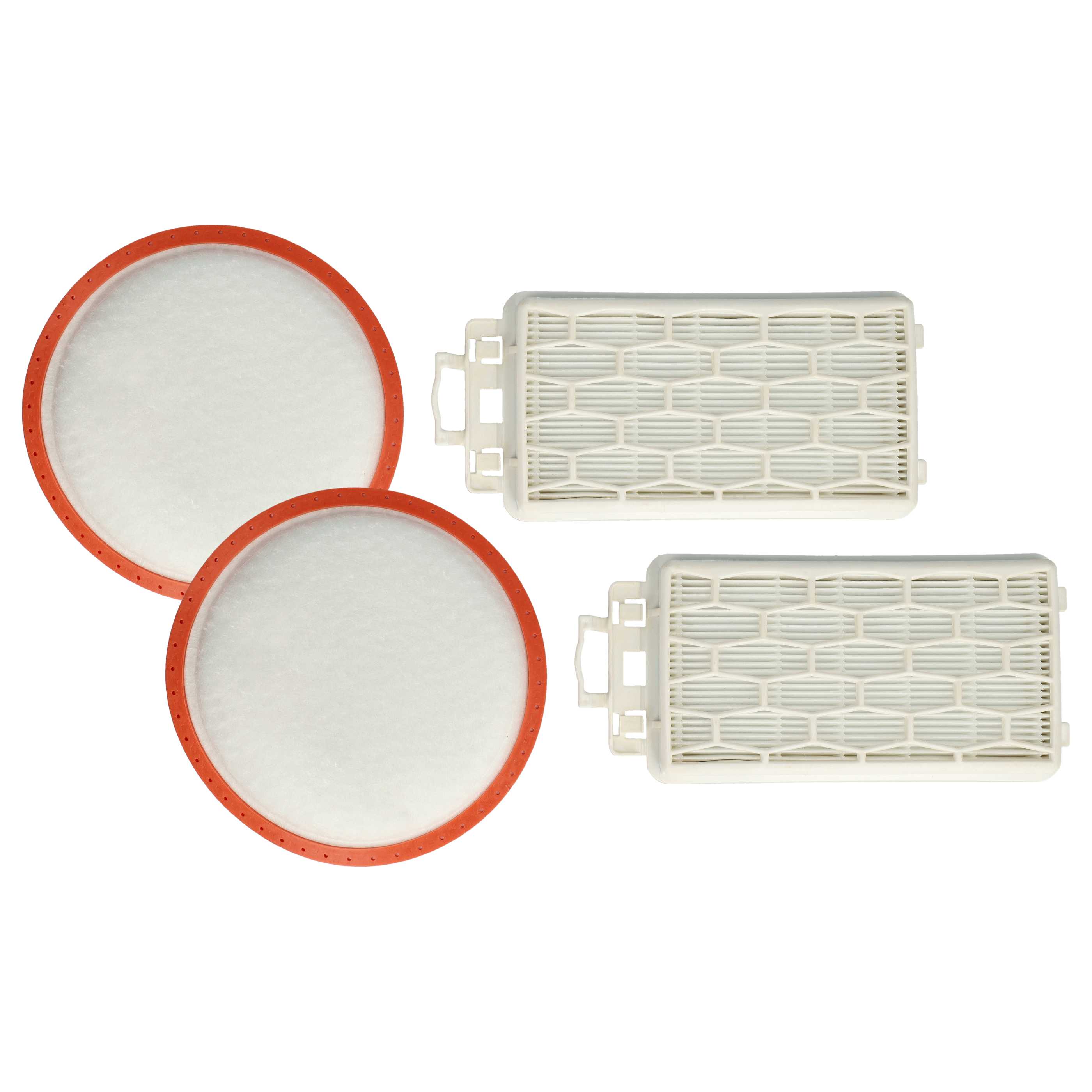 2x Filter Set replaces Dirt Devil 5510001 for Dirt Devil Vacuum Cleaner - Vacuum Cleaner Filter Set