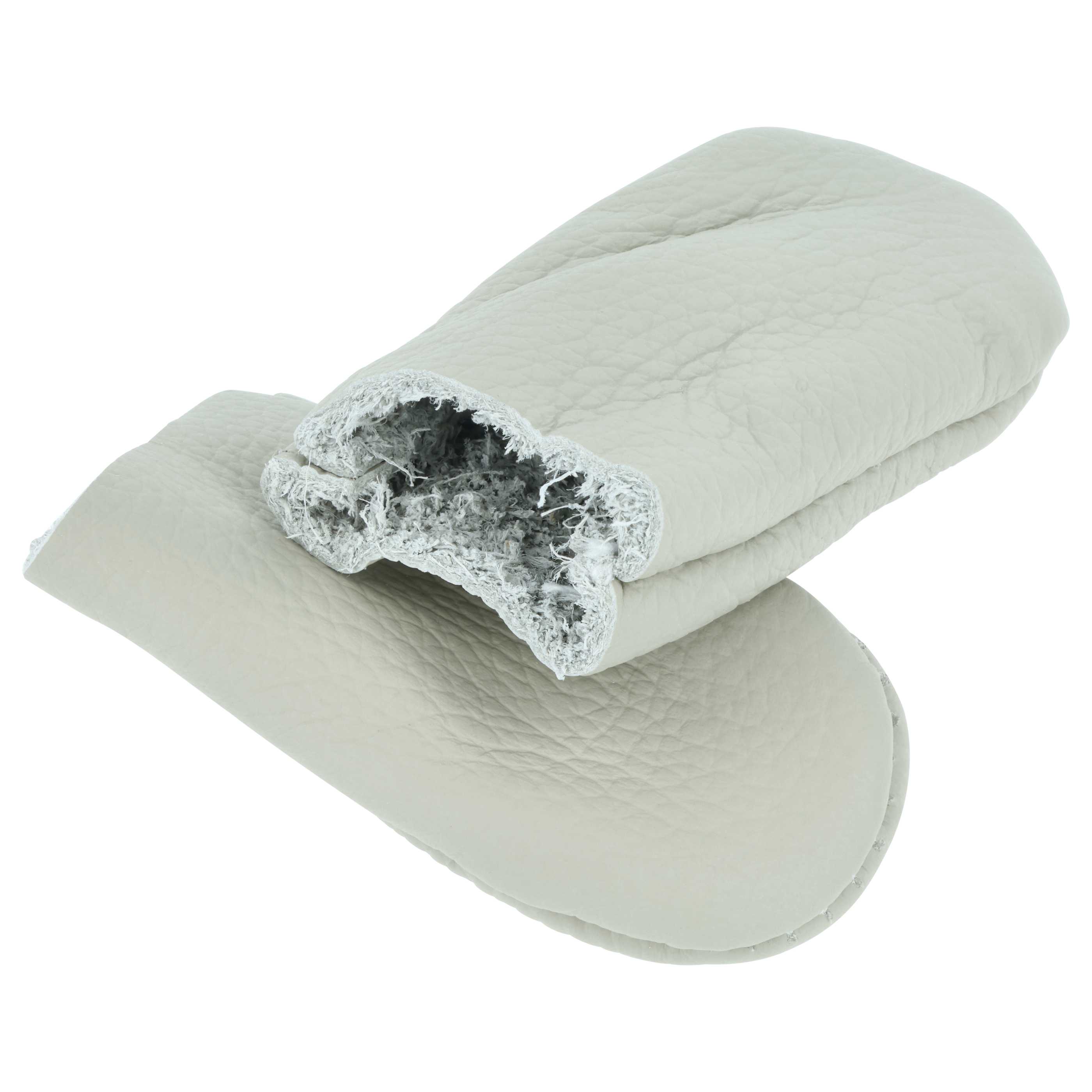 vhbw Protectores de dedos para coser, hilar, tallar, etc. - Set de 2 piezas (protector del pulgar + protector