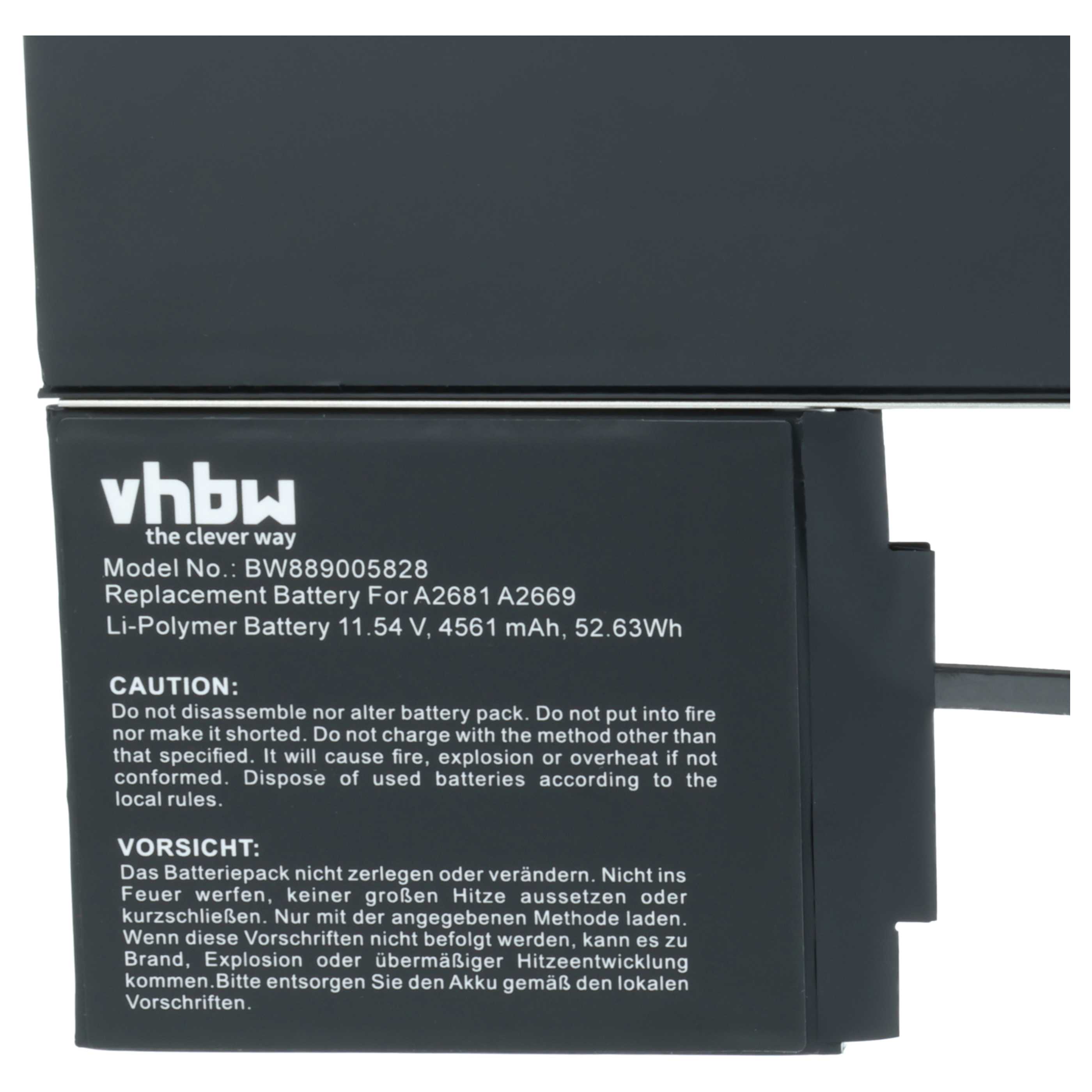 Tablet Battery Replacement for Apple A2669 - 4561 mAh 11.54 V Li-polymer