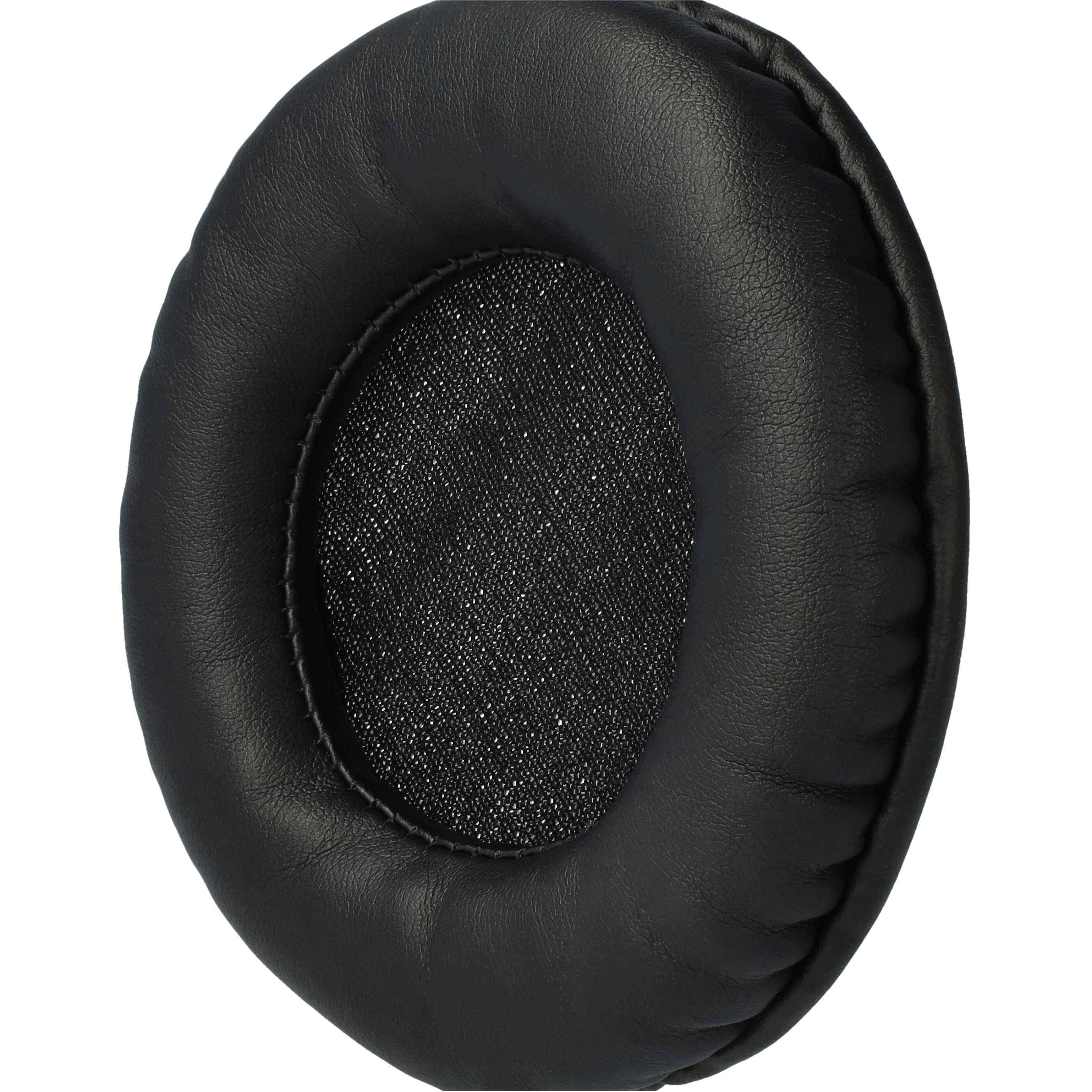 2x Coussinets d'oreille pour casque Technics RP-DH1200 - Avec mémoire de forme, polyuréthane / mousse noir