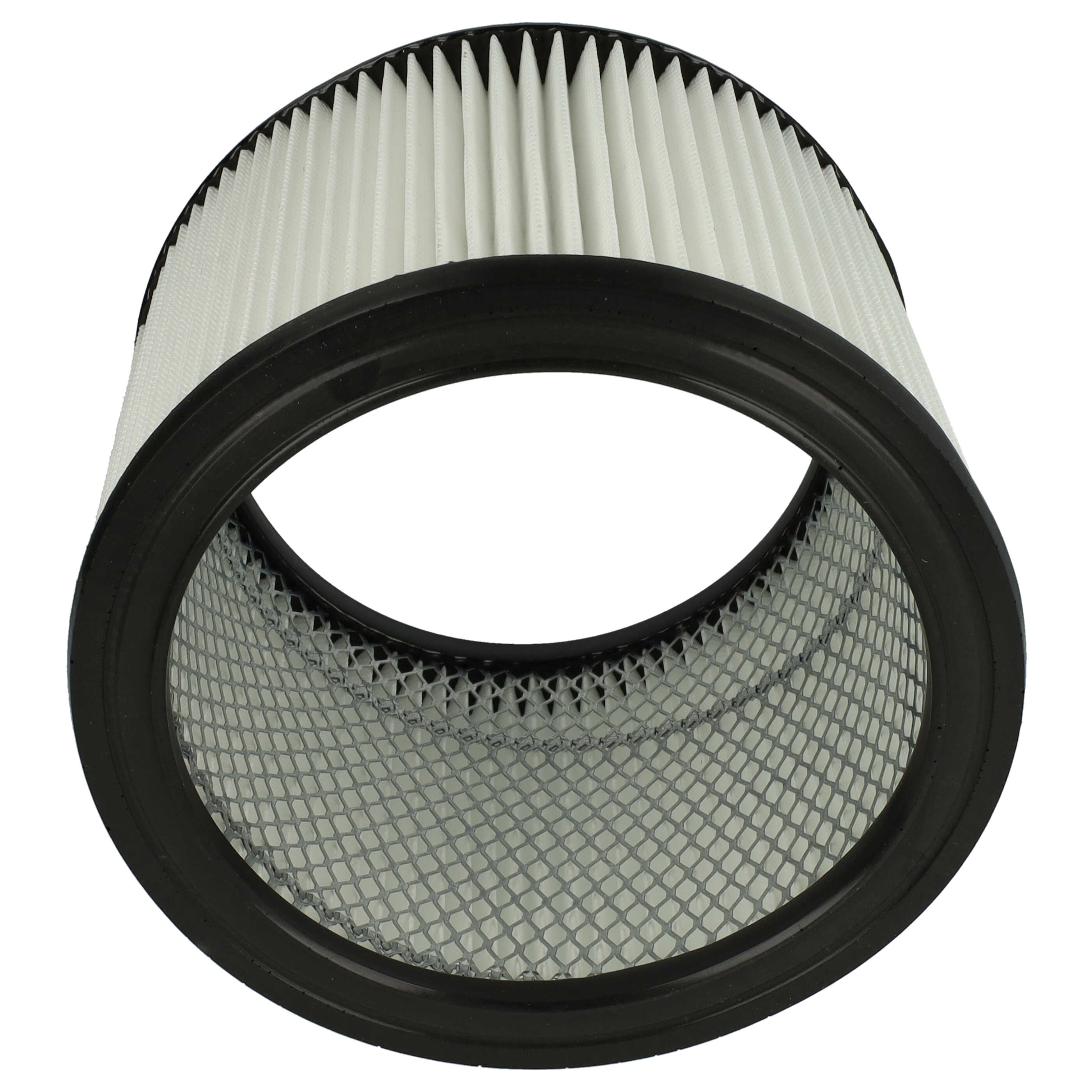 cartridge filter / round filter replaces Masko 13297, 4260486781169 for Masko Vacuum Cleaner, black / white