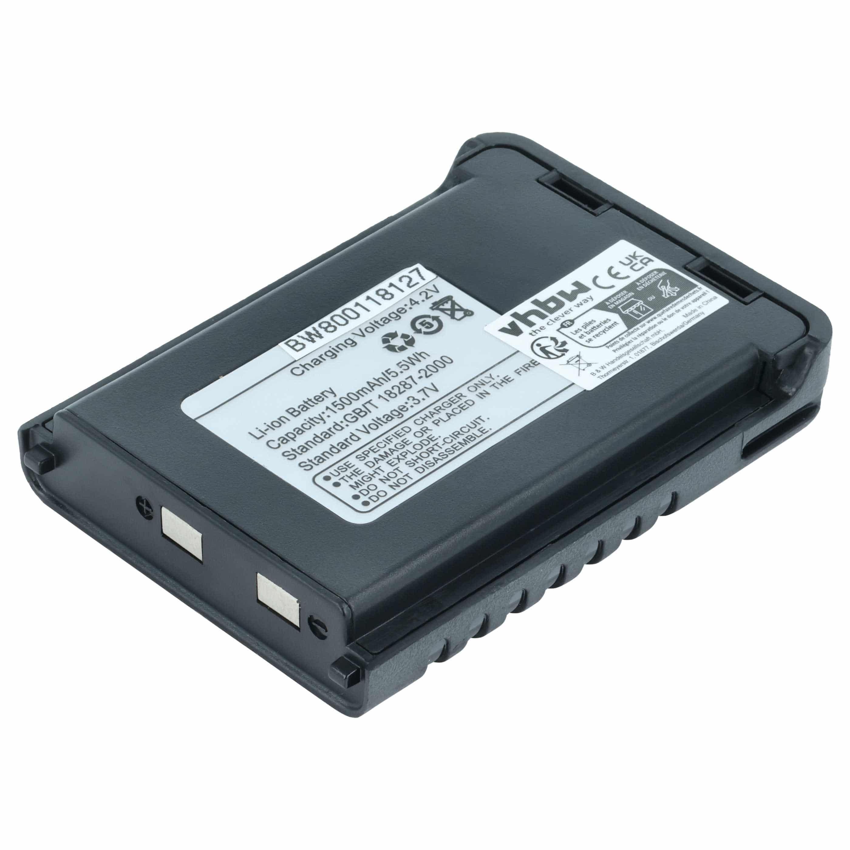 Radio Battery replaces Baofeng BL-3L - 1500 mAh 3.7 V Li-Ion