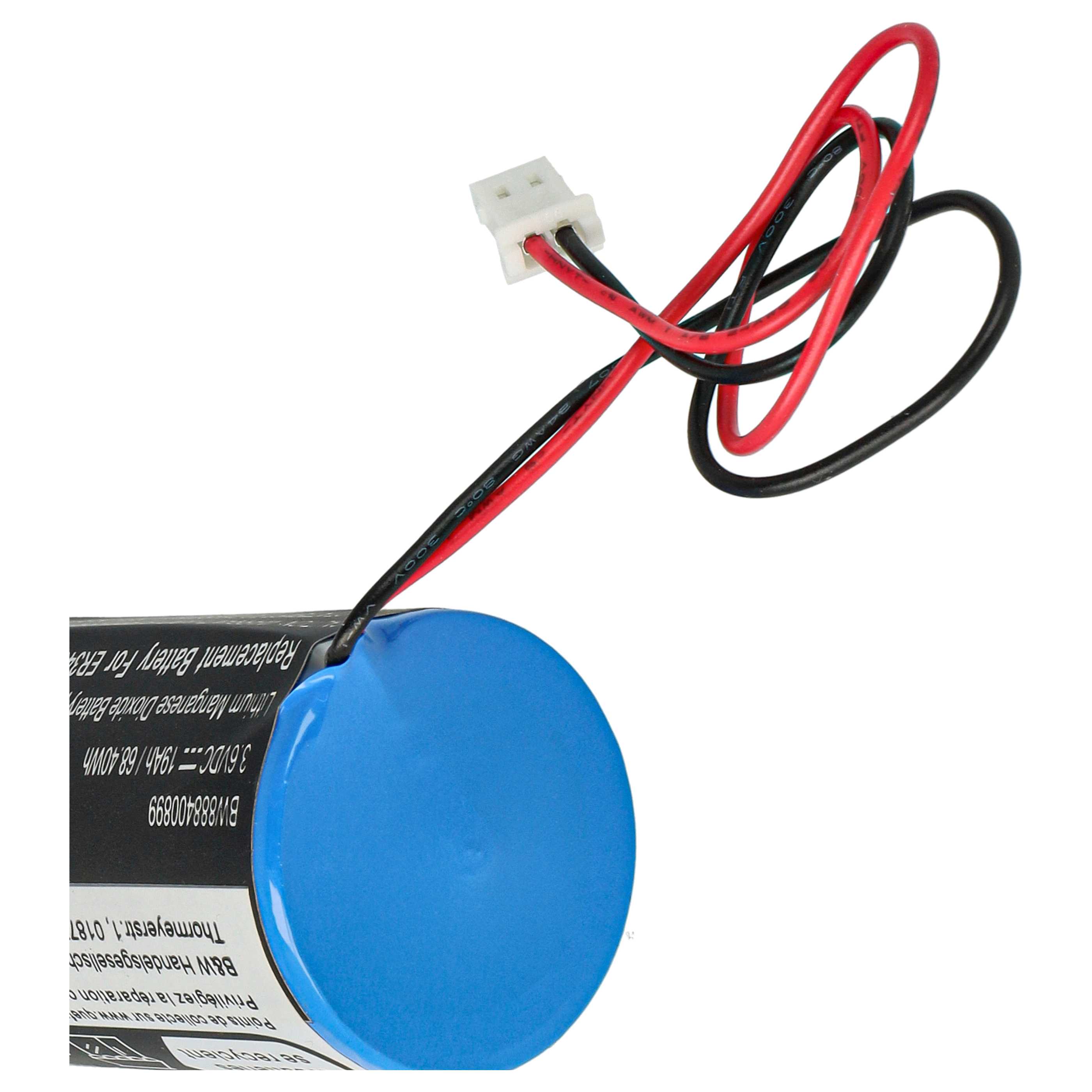 2x Bateria do alarmu zamiennik Eve ER34615-GL101 - 19000 mAh 3,6 V Li-Ion