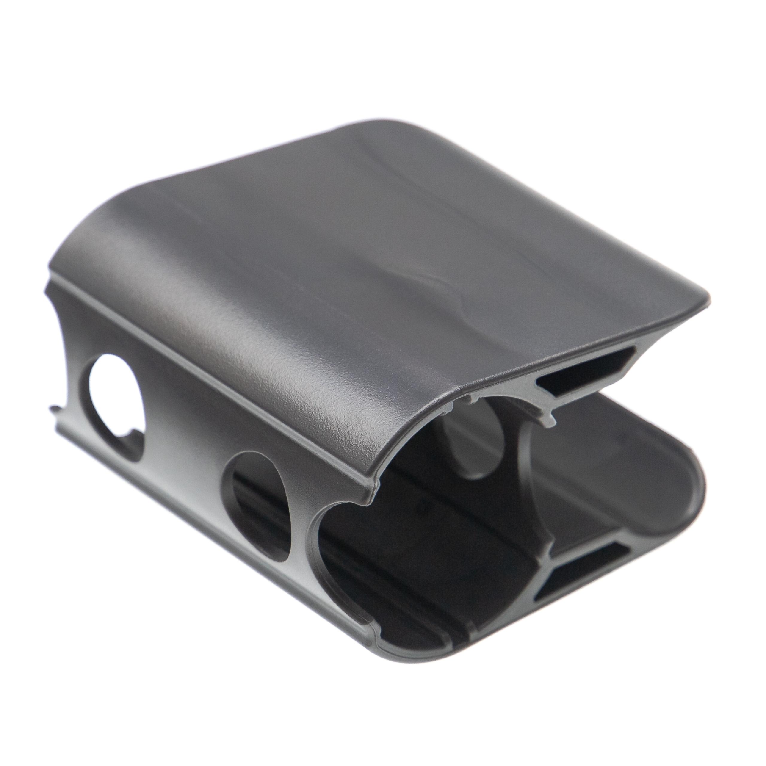 vhbw Support clip de fixation compatible avec SV10 Dyson accessoires d'aspirateur - Rangement d'embouts gris
