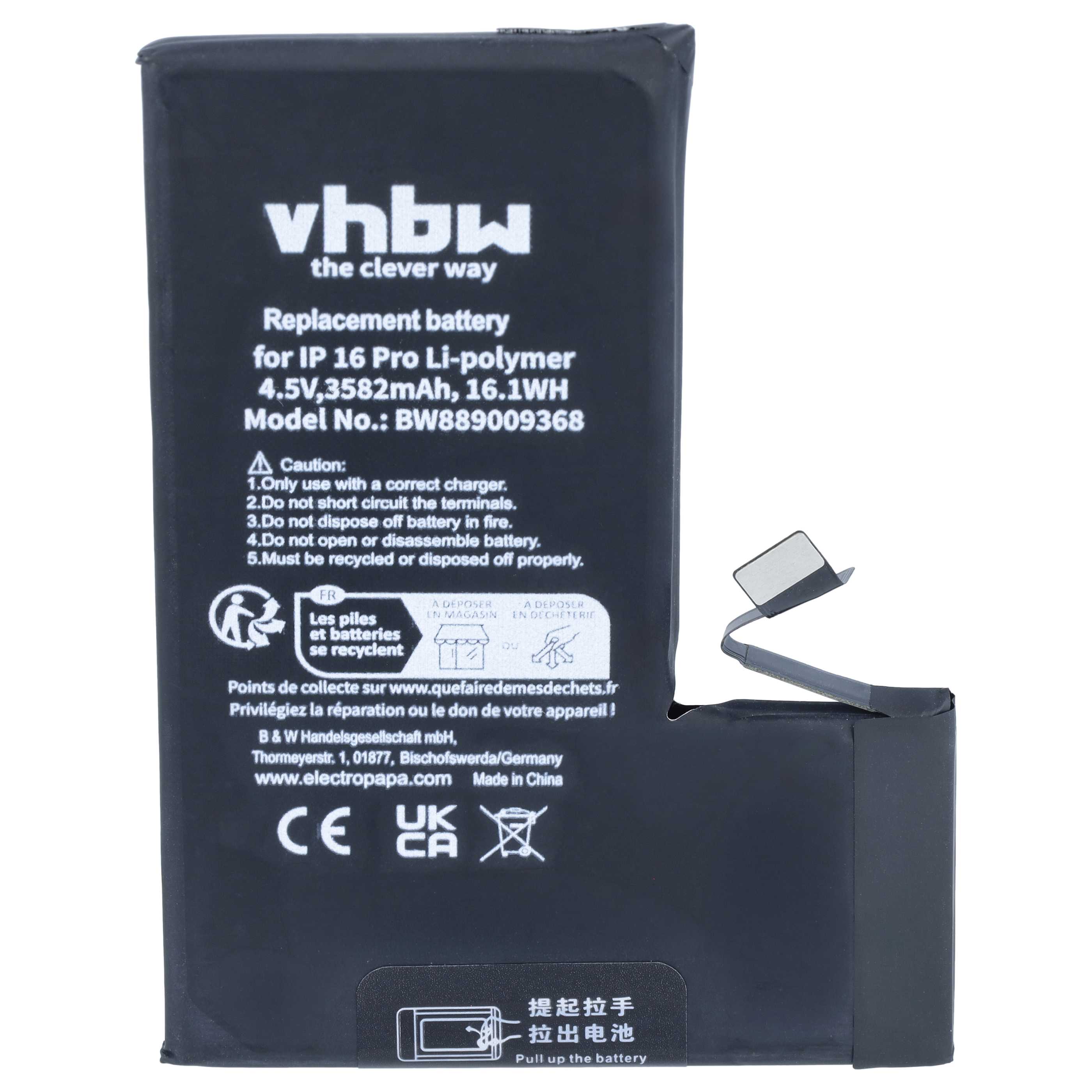 Akku als Ersatz für Apple 103CS, 2203B für Apple - 3582mAh 4,5V Li-Polymer