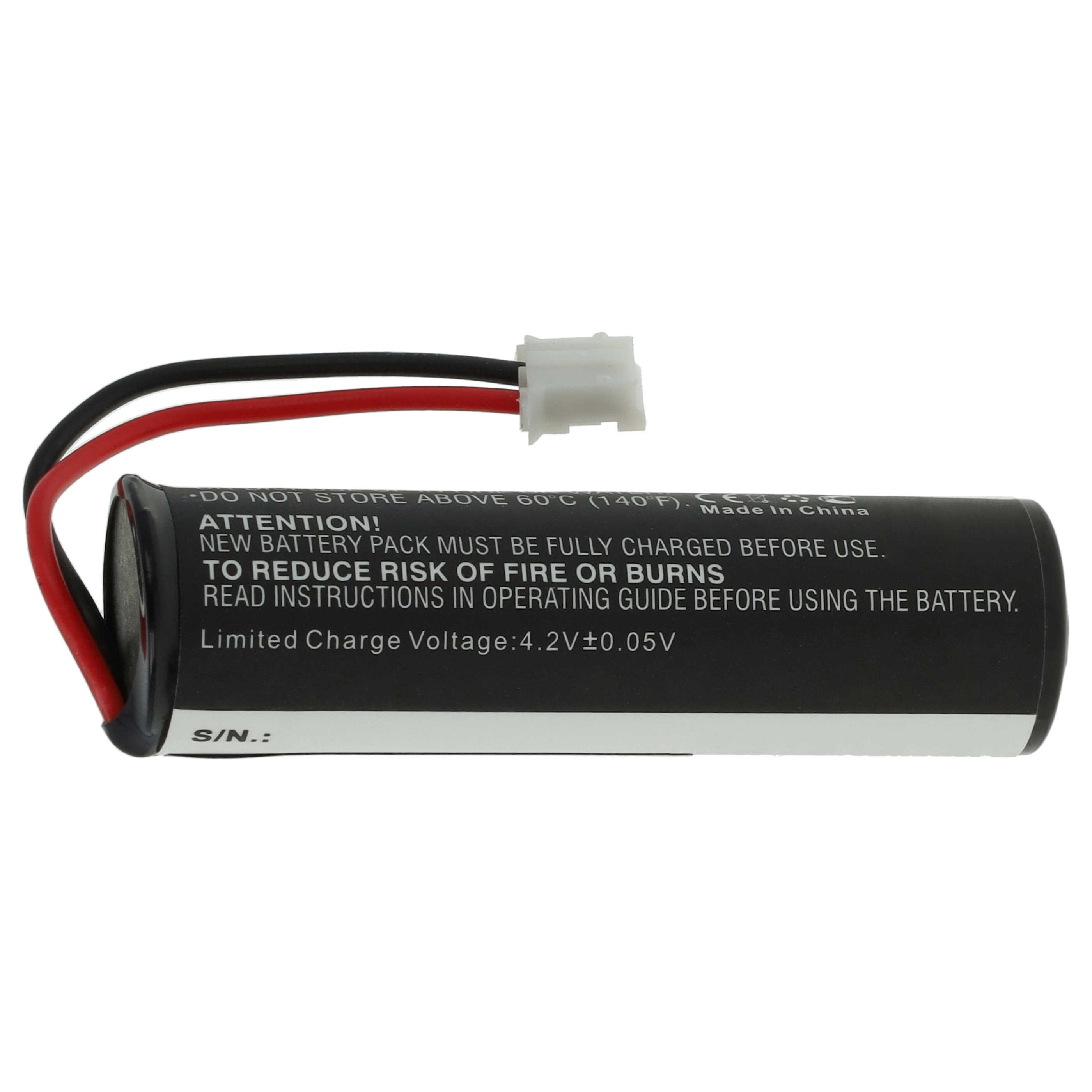 Batería reemplaza Morita 7505626, 7505628, RB-CB1003 para tecnología médica (800 mAh, 3,7 V, Li-Ion)