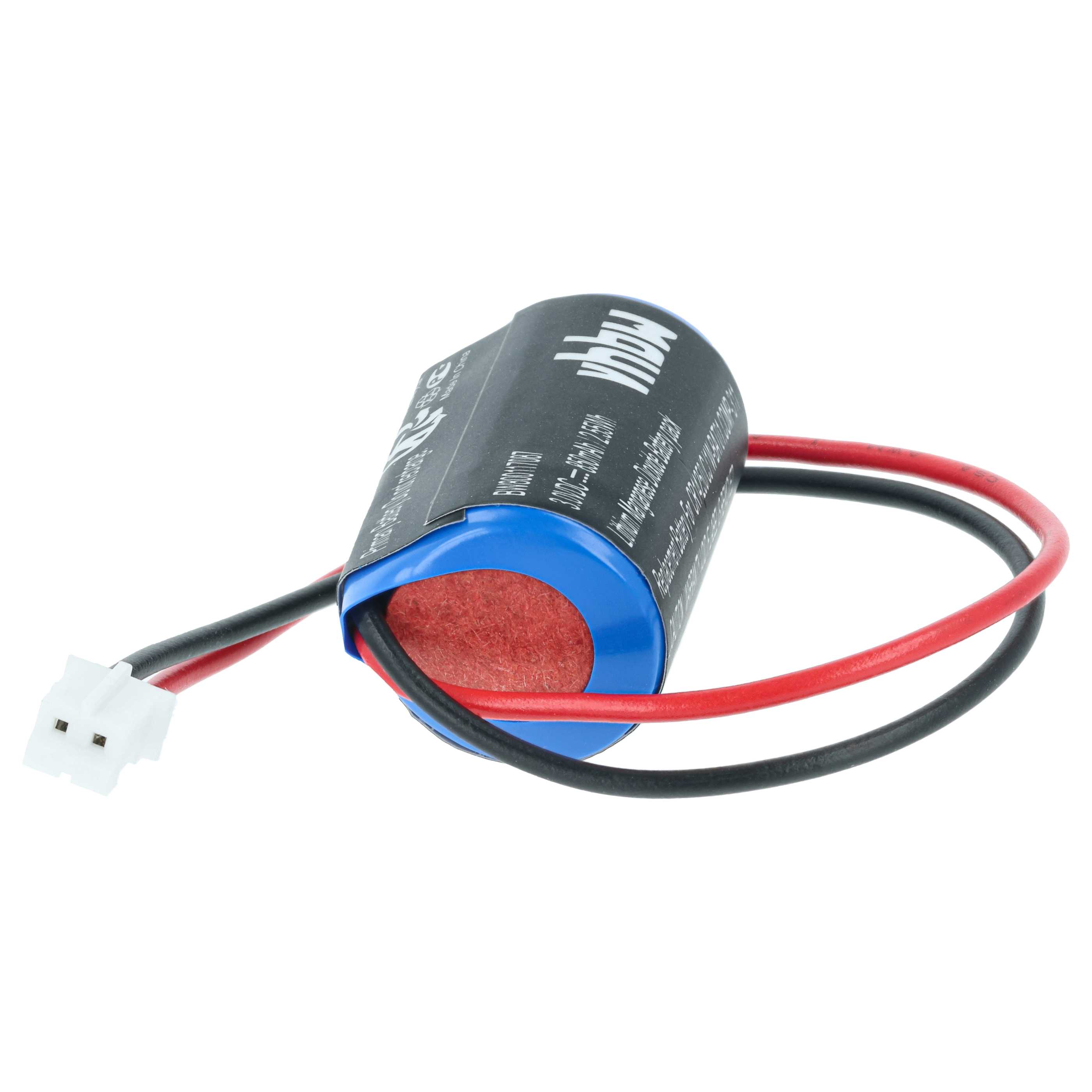 2x Batteries remplace Omron COMP-311, CJ1W-BAT01 pour unité de contrôle - 850mAh 3V Li-MnO2