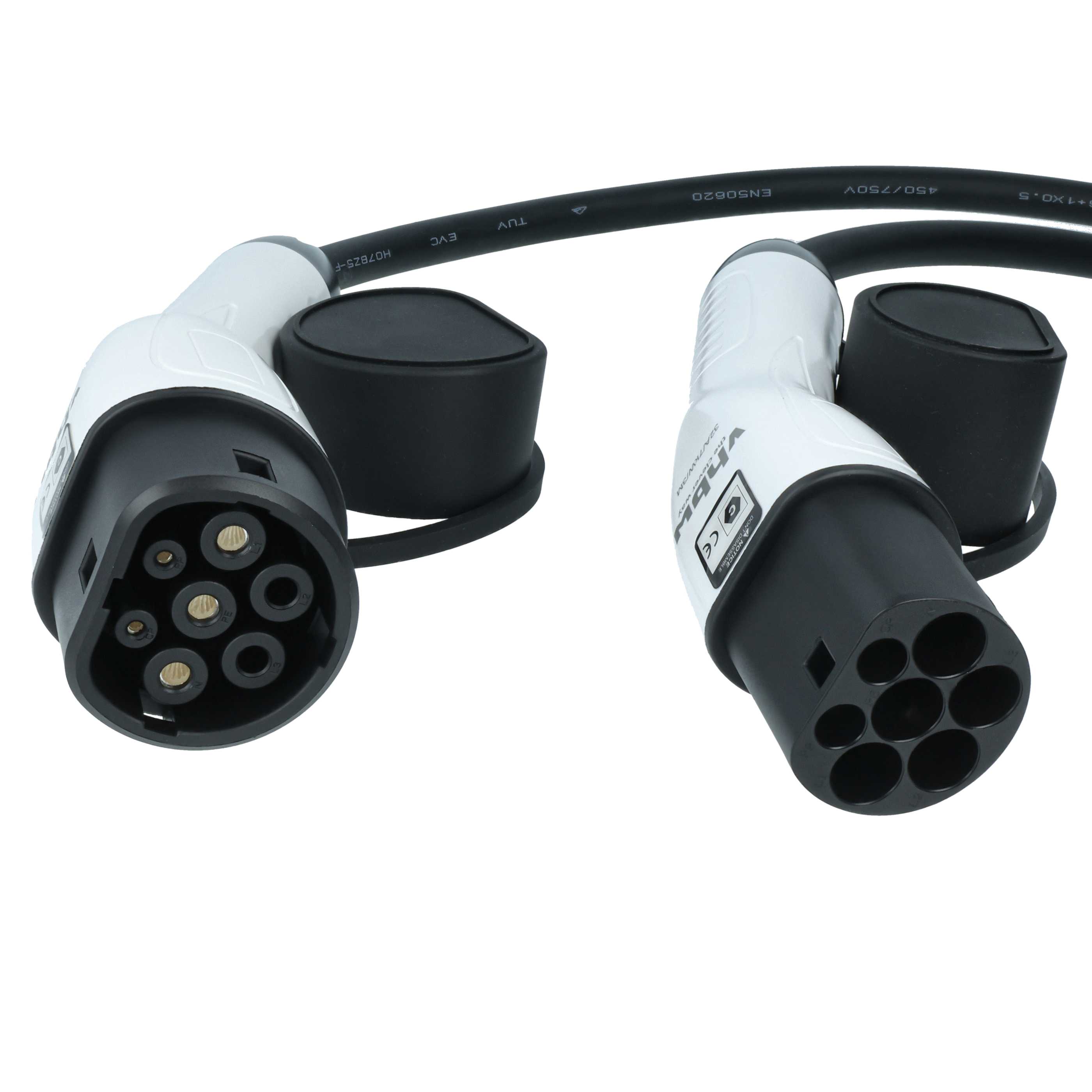 Charging Cable - Type 2 to Type 2 Cable, Single-Phase, 32 A, 7 kW, 3 m