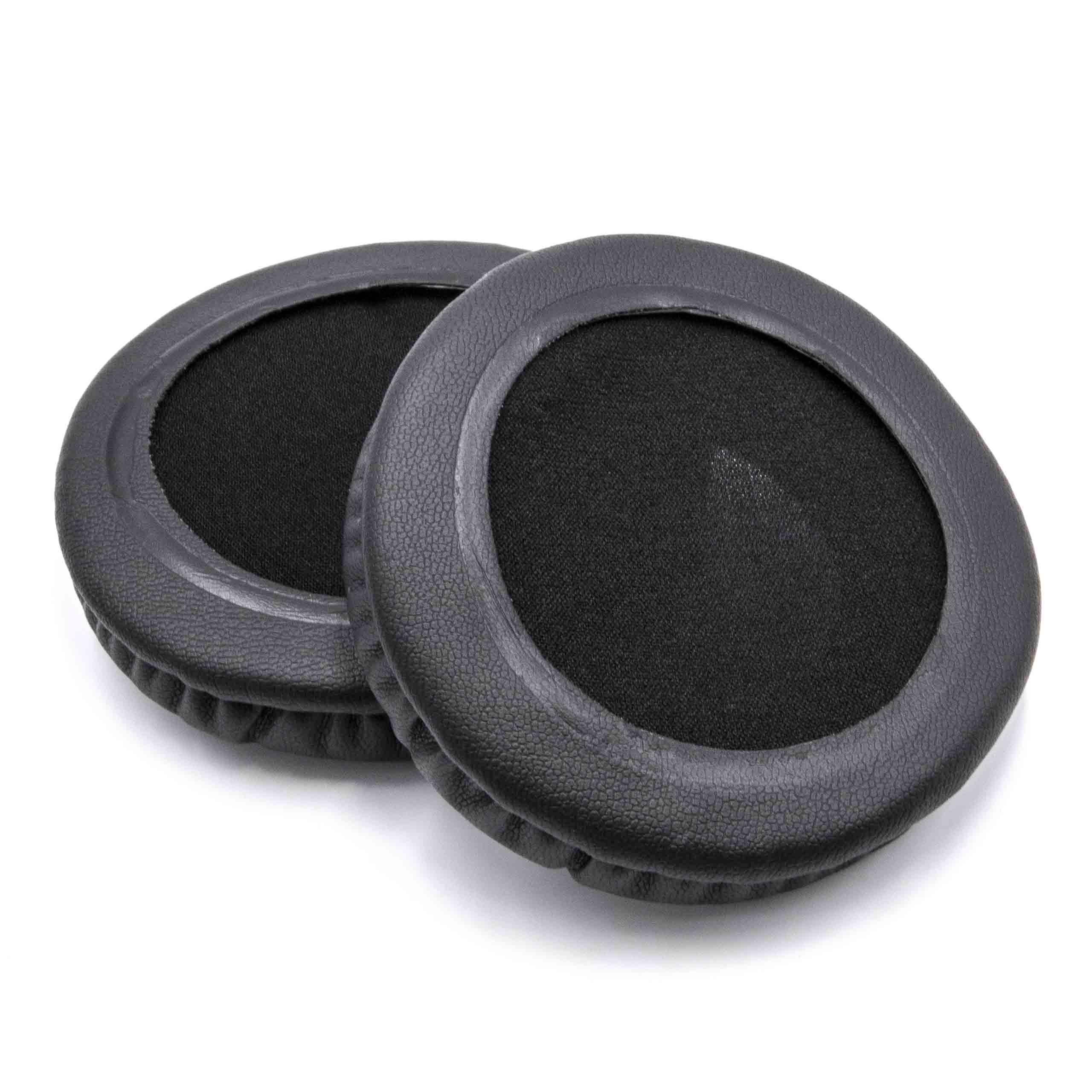 2x Coussinets d'oreille 8cm pour casque écouteurs nécessitant des coussinets de 80 mm / Audio Technica / Sony 