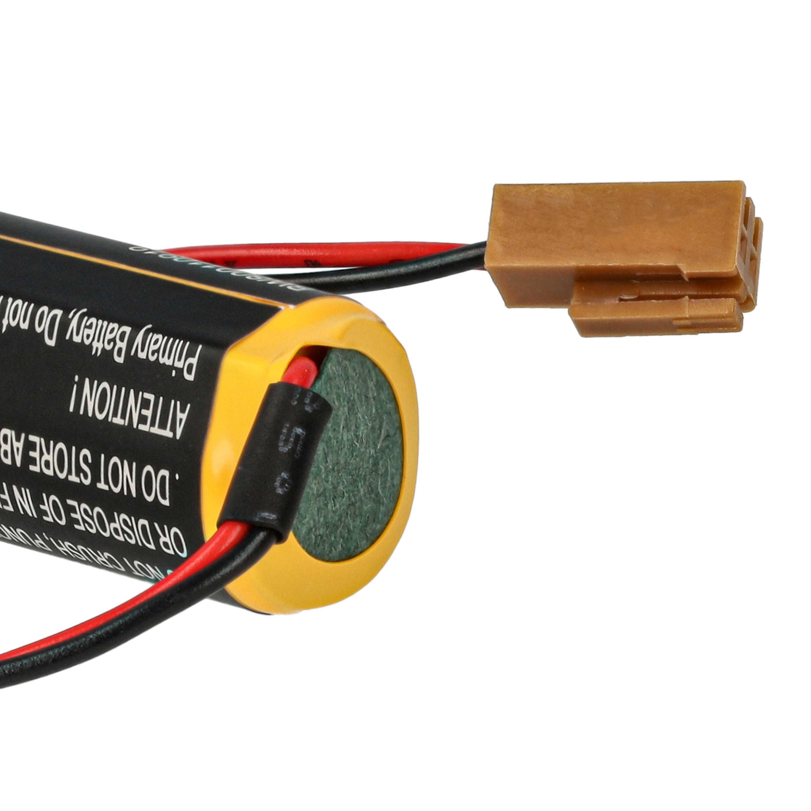 Batería reemplaza FDK CR8-LHC para controlador (2000 mAh, 3 V, Li-MnO2)