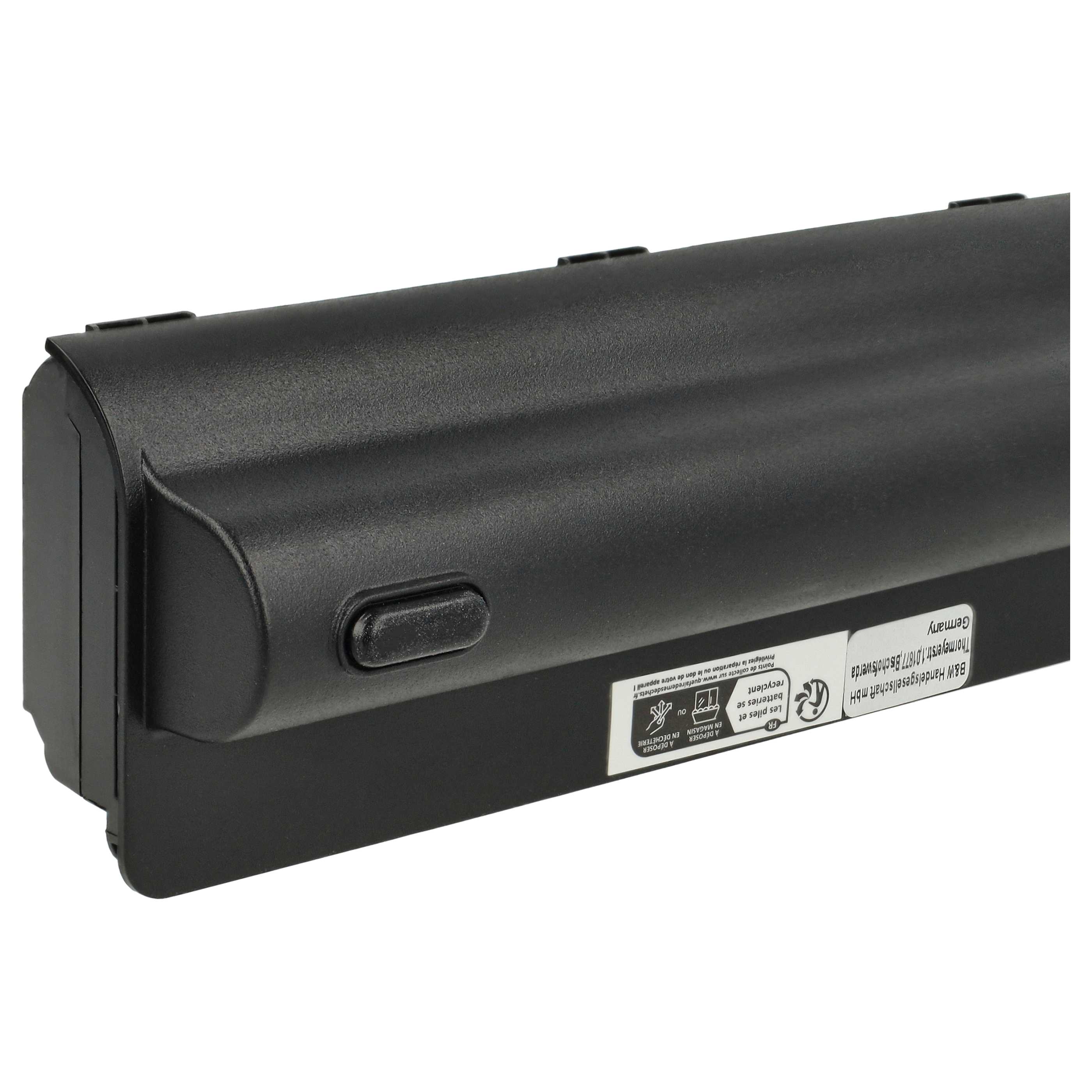 Akumulator do laptopa zamiennik Toshiba PA5024U-1BRS, PA5023U-1BRS - 6600 mAh 10,8 V Li-Ion, czarny