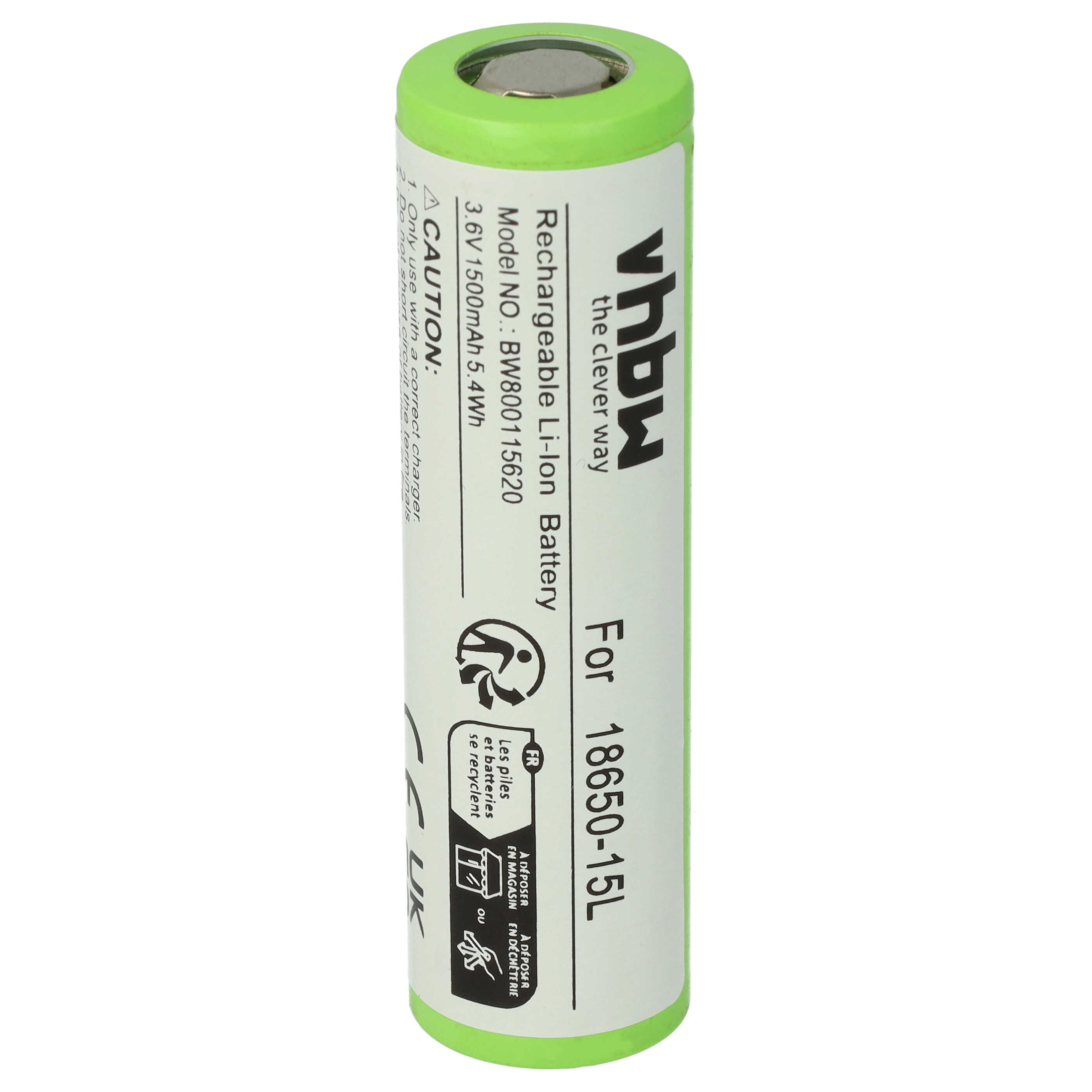 Raw Battery Cell for Rechargeable Batteries - 1500mAh 3.6V LiNiMnCoO2