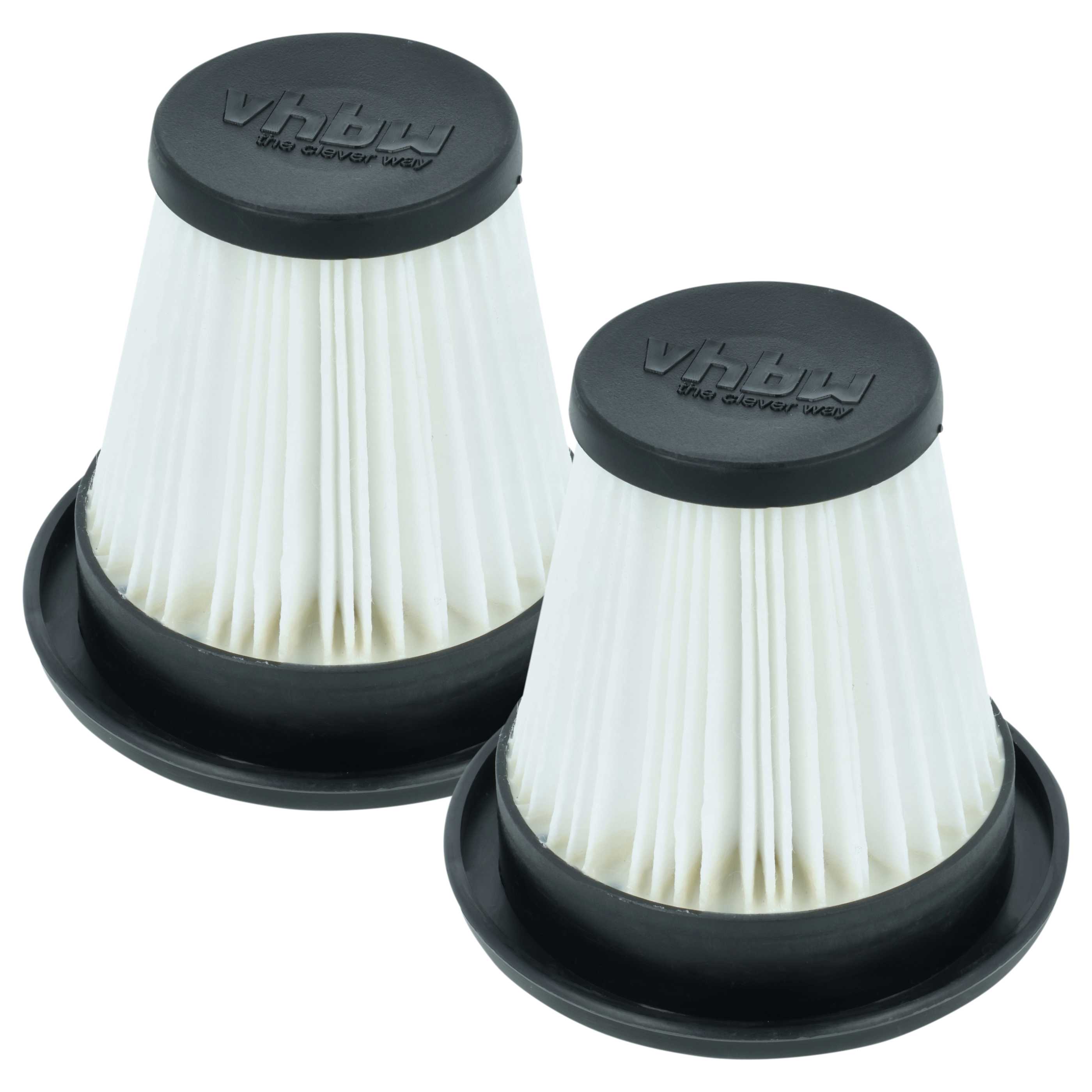 2x cartridge filter replaces Stihl SA030801900 for Stihl Vacuum Cleaner, black / white