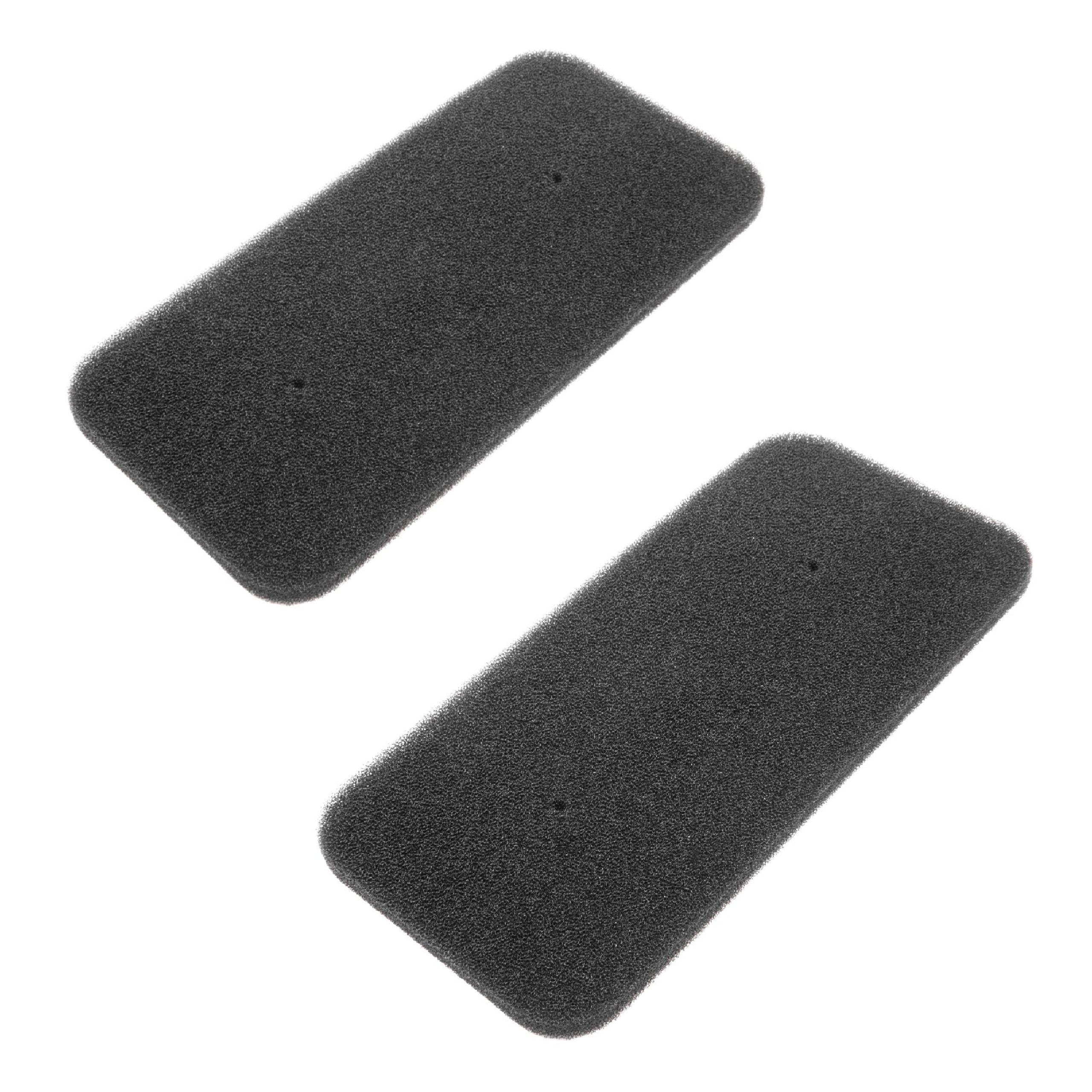 Filter Set (2x sponge filter) as Replacement for Candy 40006731 Tumble Dryer etc.