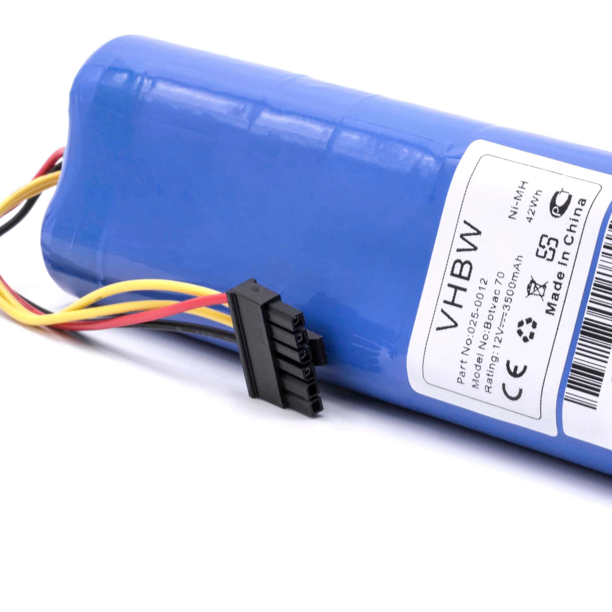 Battery replaces Neato 205-0012, 945-0179, 945-0129, 945-0177, EBVB-141, 945-0123 for Neato 3500mAh, 12V, NiMH