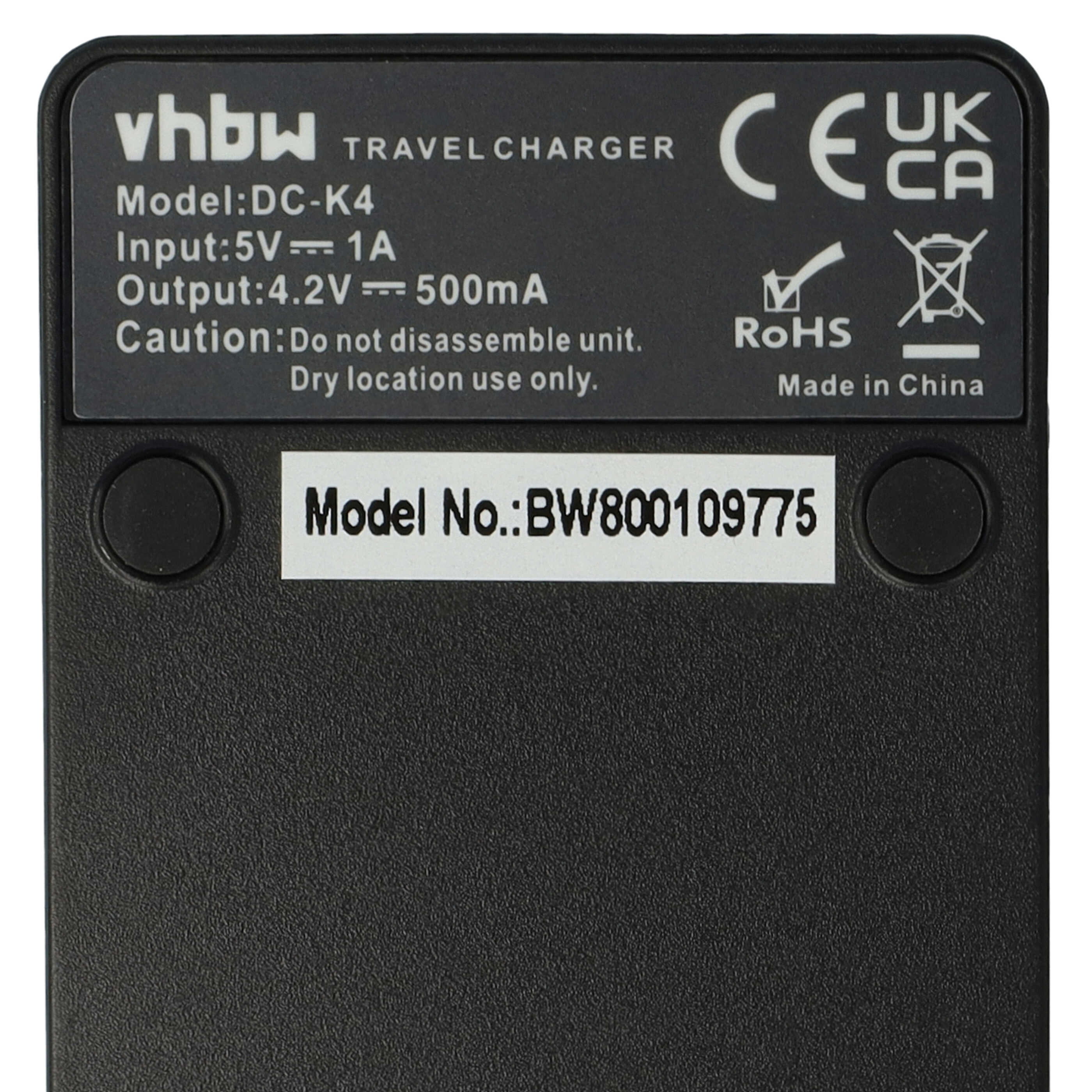 Battery Charger suitable for Nikon EN-EL5 Camera etc. - 0.5 A, 4.2 V