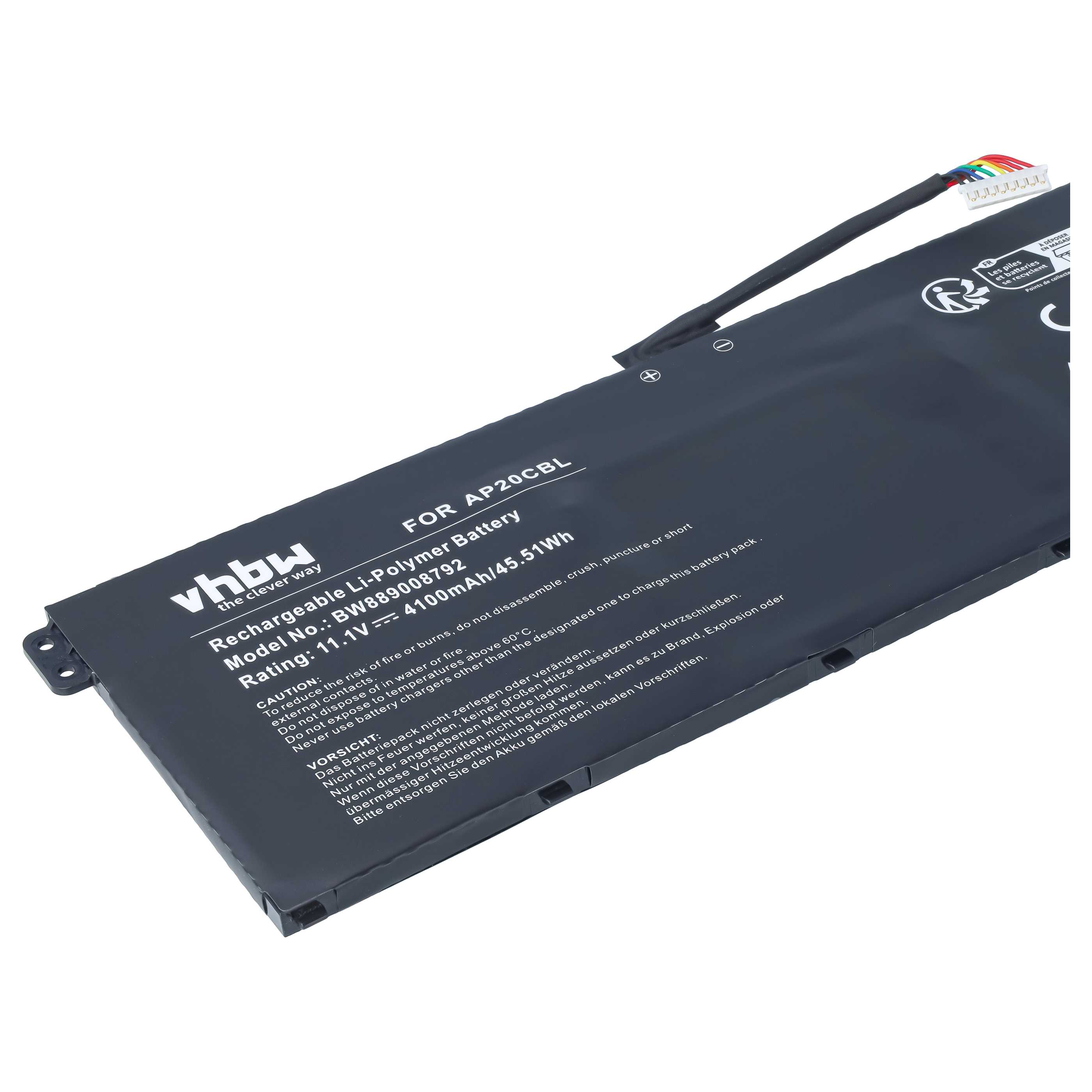 Batería recargable para notebook Acer - 4100 mAh 11,1 V Li-Polímero