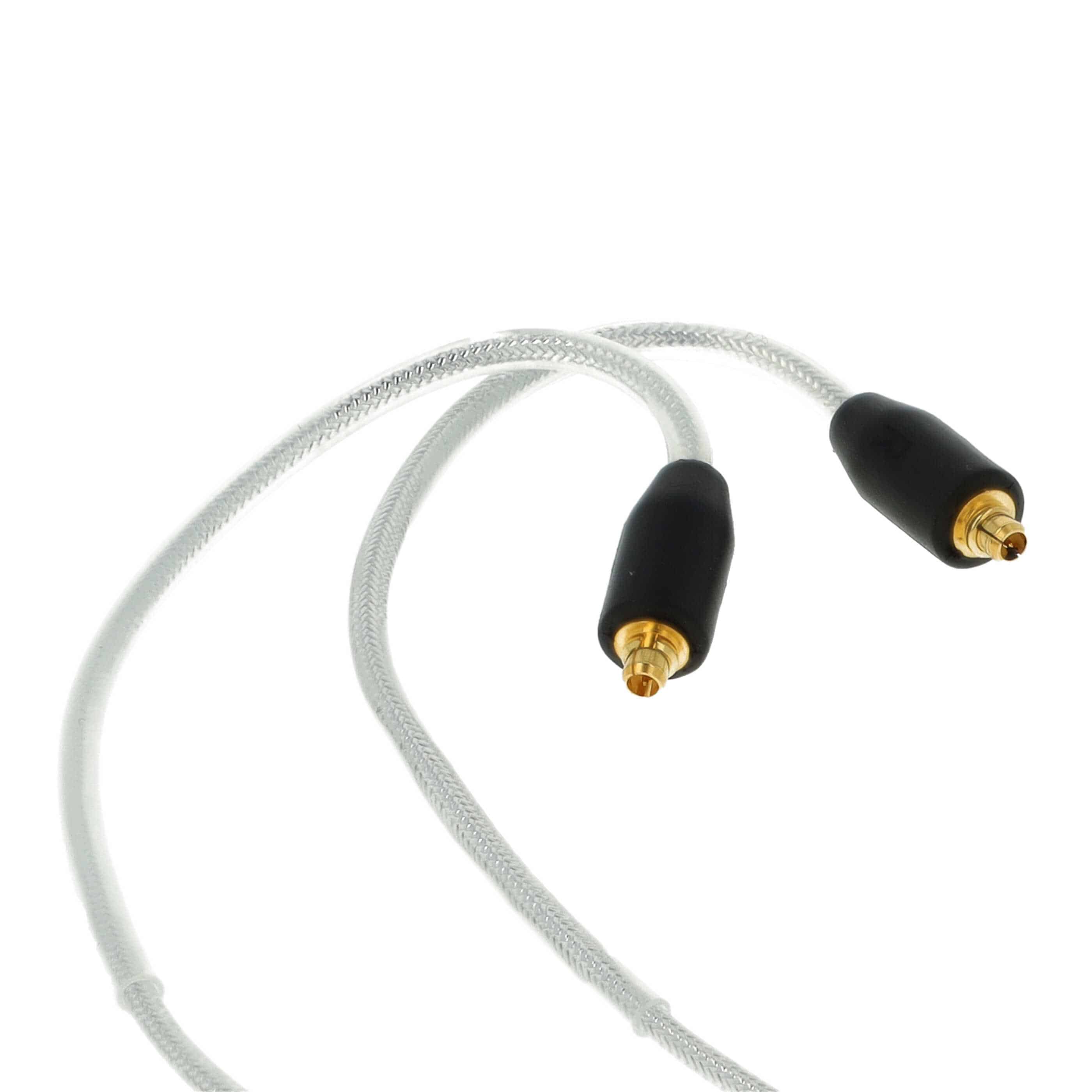 Kopfhörer Kabel passend für Shure u.a., 120 cm, silber
