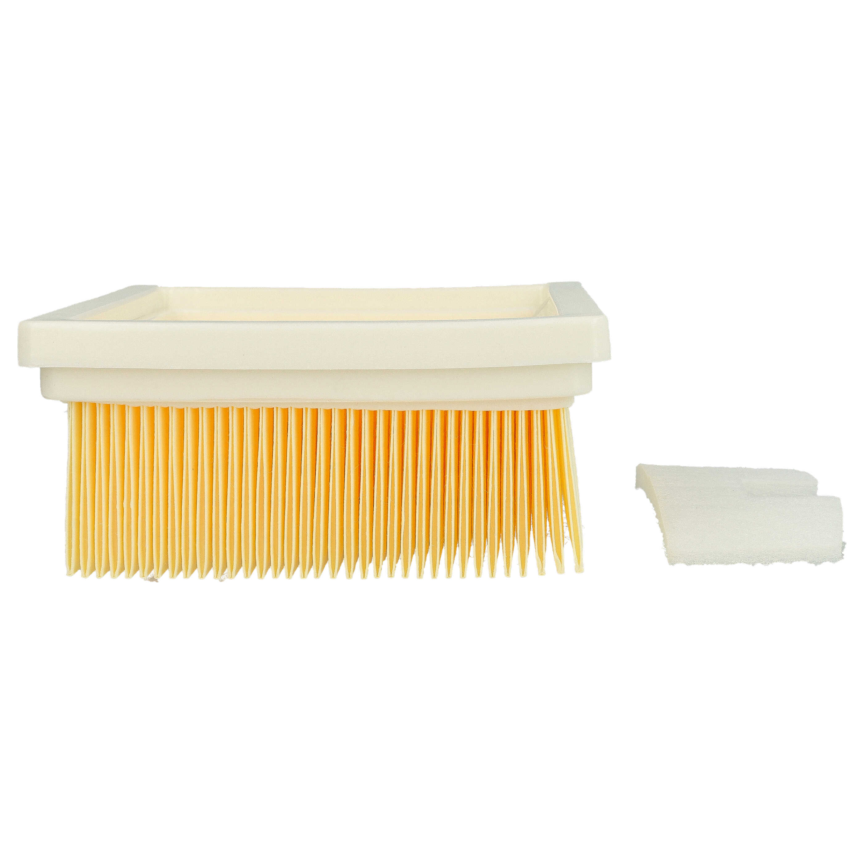 2x Filter Set replaces Cleancraft 7010250 for Fox Chimney Sweep Vacuum - Vacuum Cleaner Filter Set