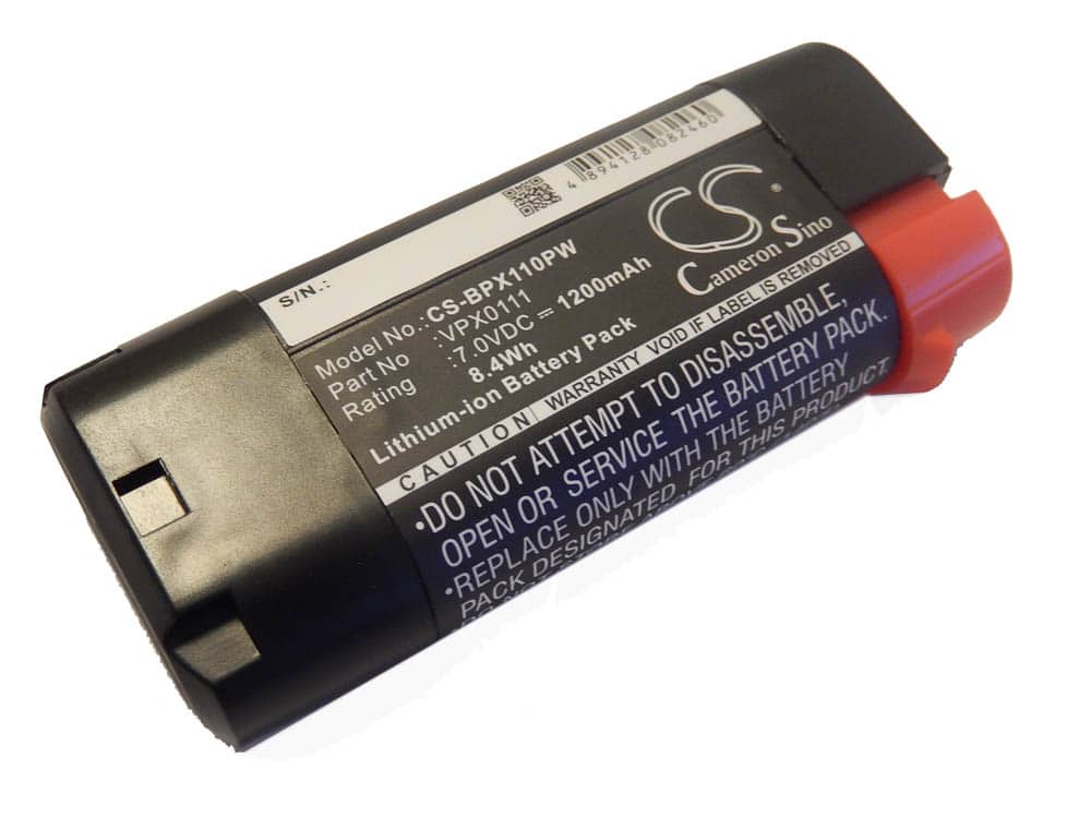 Batería reemplaza Black & Decker VPX0111 para herramienta - 1200 mAh, 7 V, Li-Ion