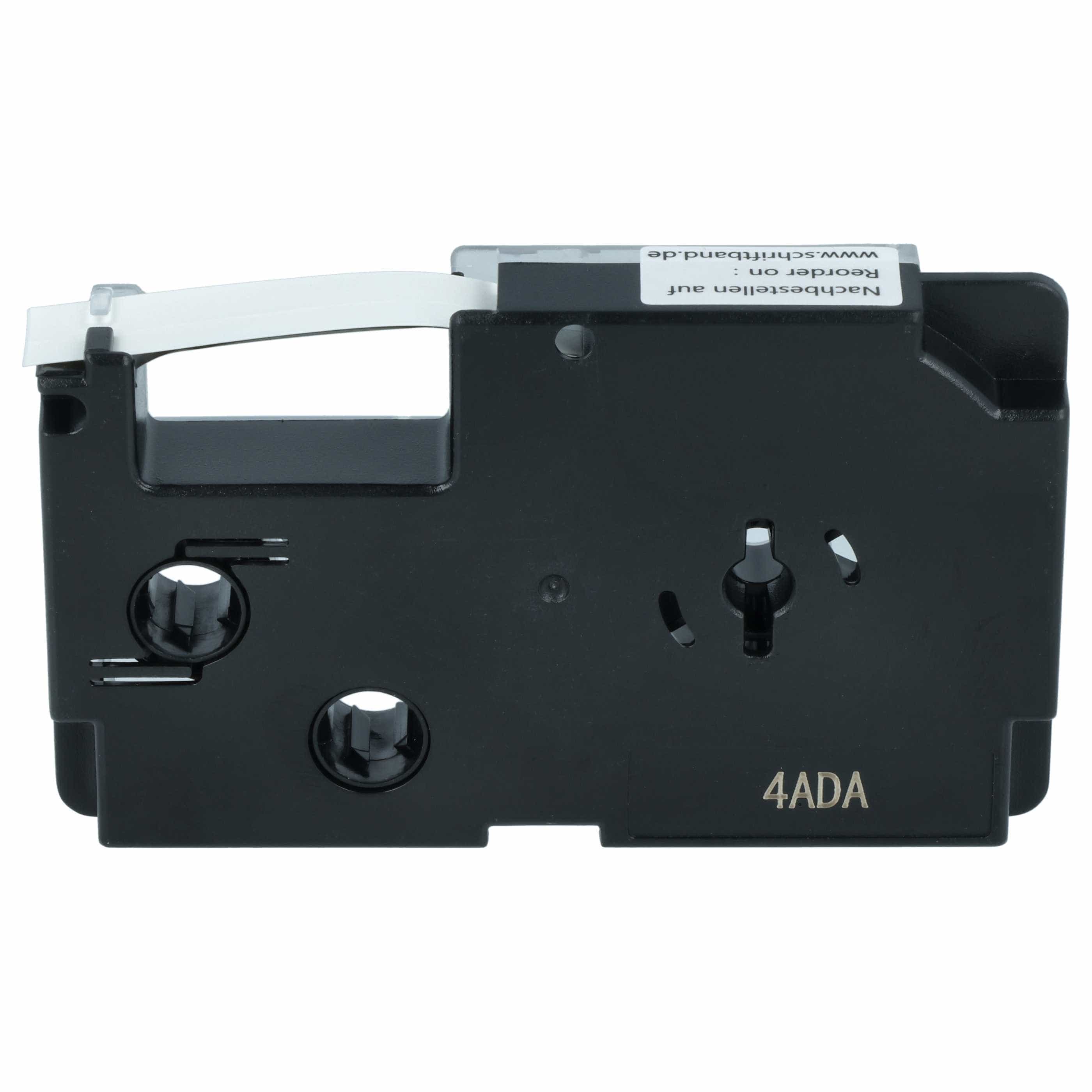 Label Tape replaces Casio XR-9GWE - 9 mm Black to White