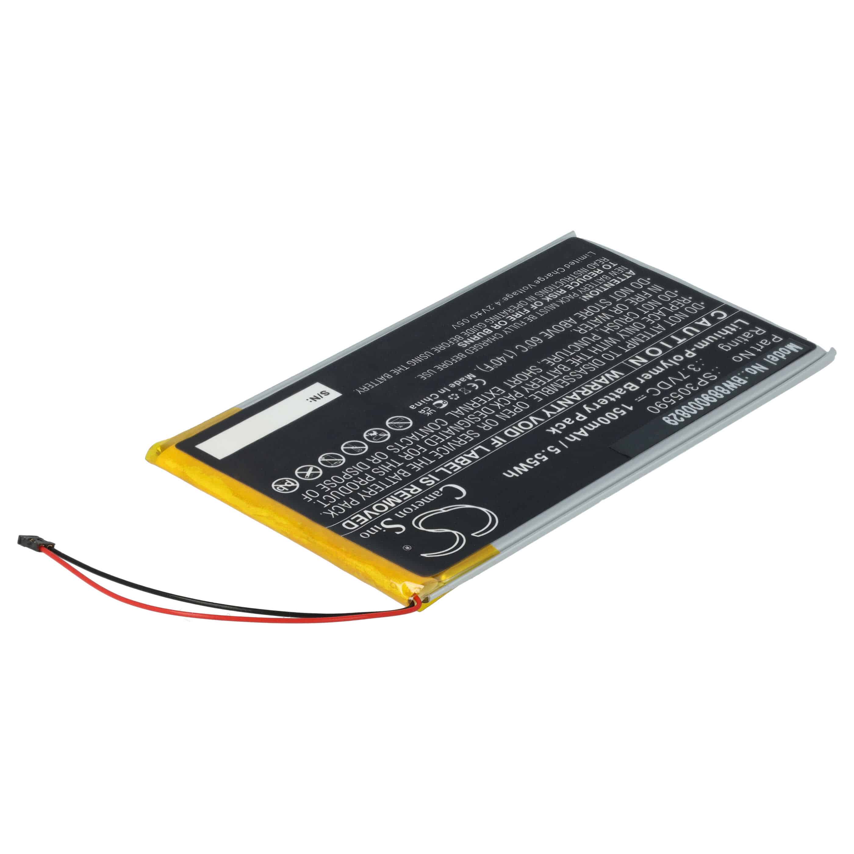 Akku als Ersatz für Kobo SP305590 - 1500mAh 3,7V Li-Polymer