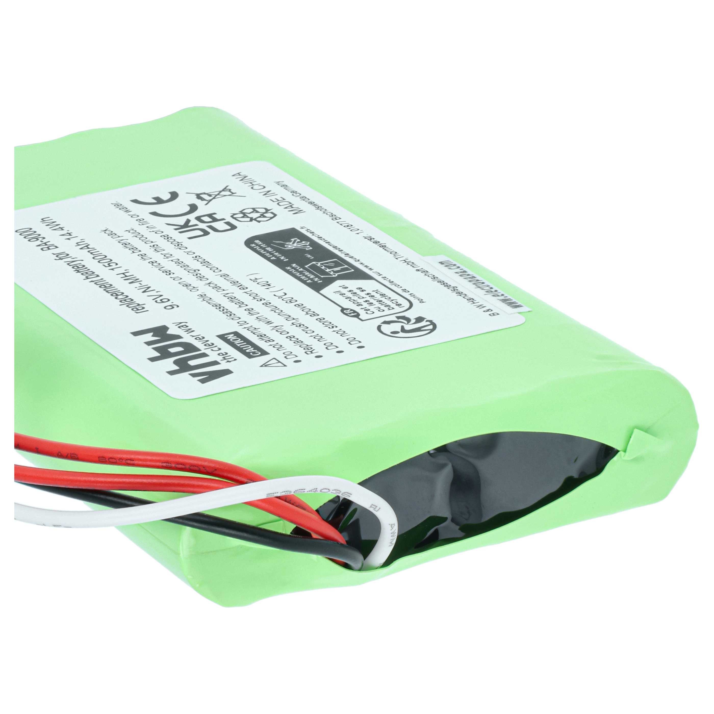 Printer Battery replaces Brother BA9000, BA-9000 - 1500 mAh 9.6 V NiMH