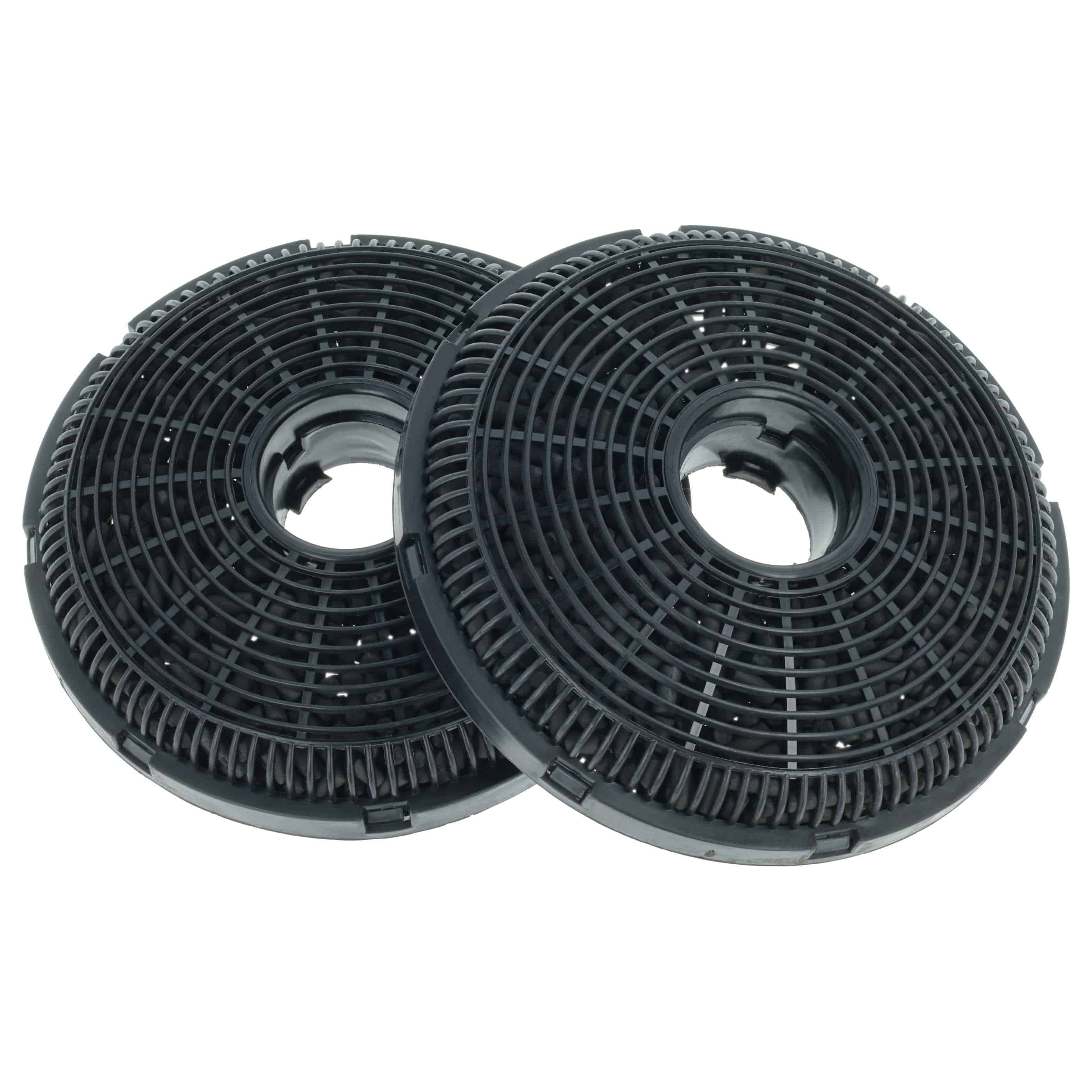2x Filtres à charbon actif remplace Bosch DWK66AJ20T, DWK66AJ60T pour hotte Grundig