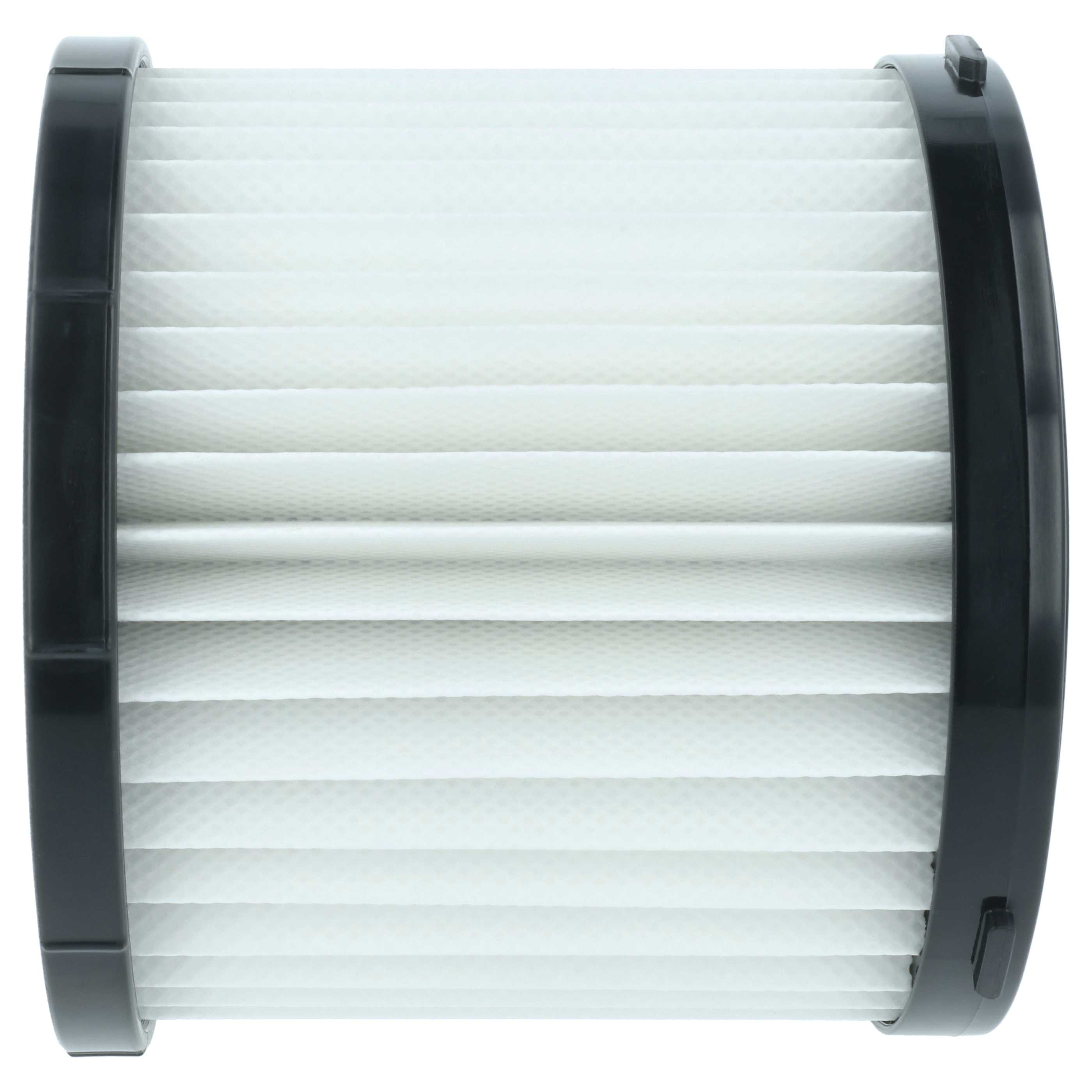 4x cartridge filter replaces Hart HAVF01 for Ryobi Vacuum Cleaner, black / white