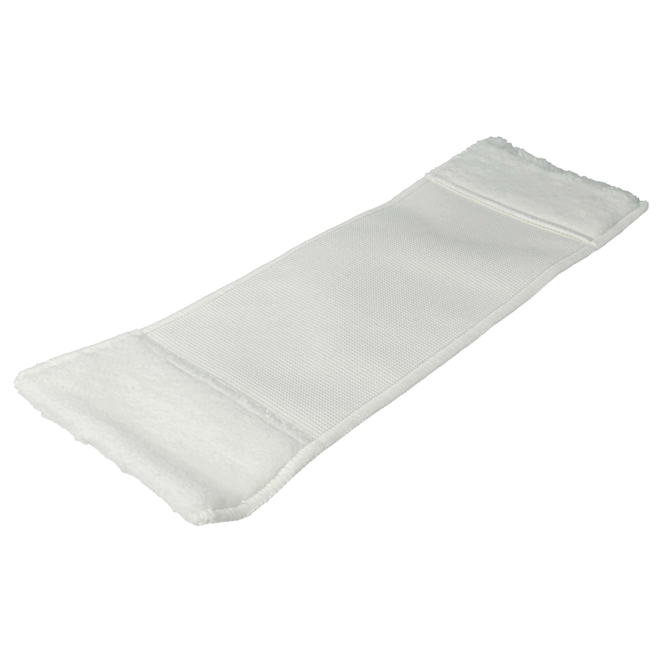 2x Mop Pad replaces Kärcher 2.863-020.0 for Kärcher Steam Cleaner - Microfibre, White