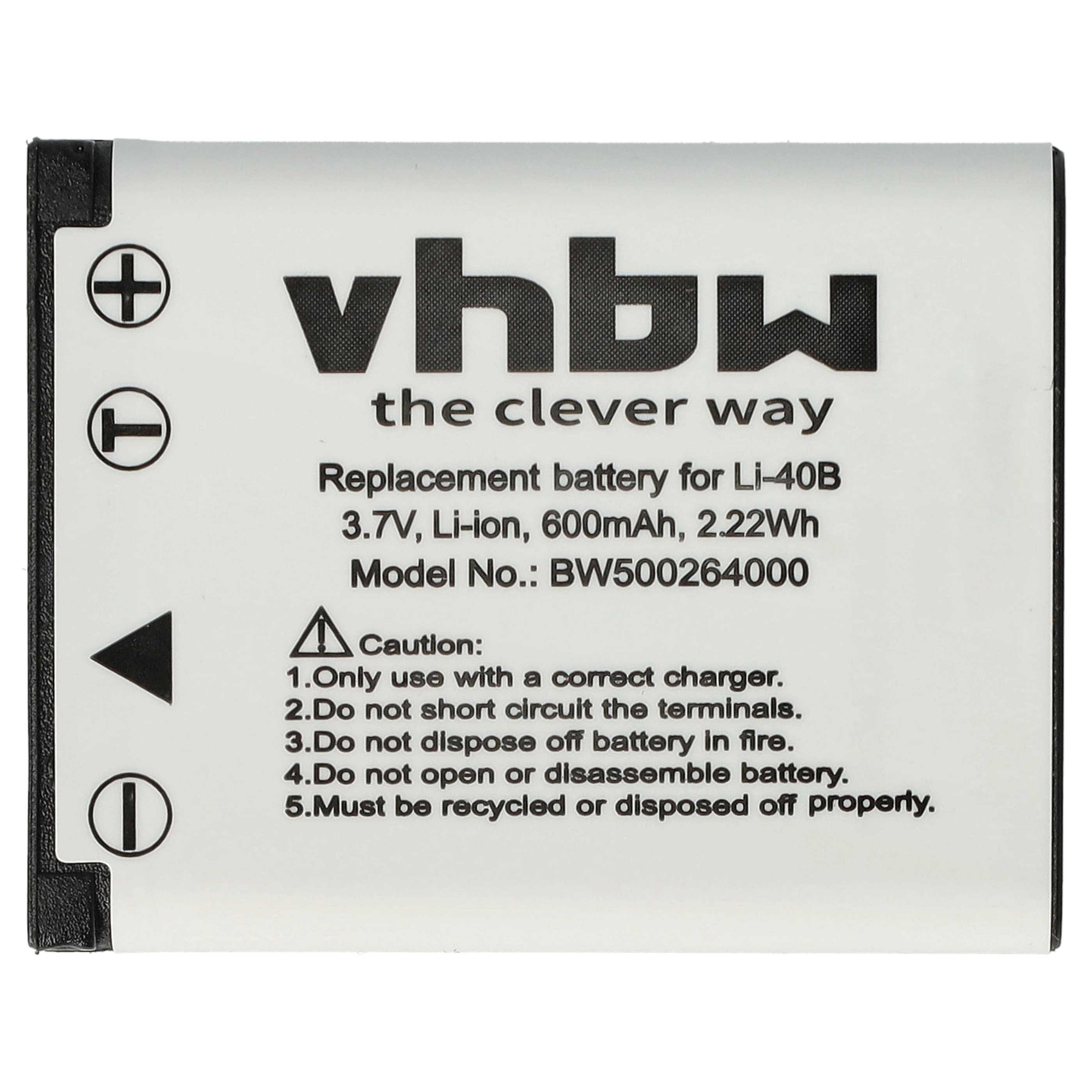 Kamera-Akku als Ersatz für BenQ DLI216 - 500mAh 3,6V Li-Ion