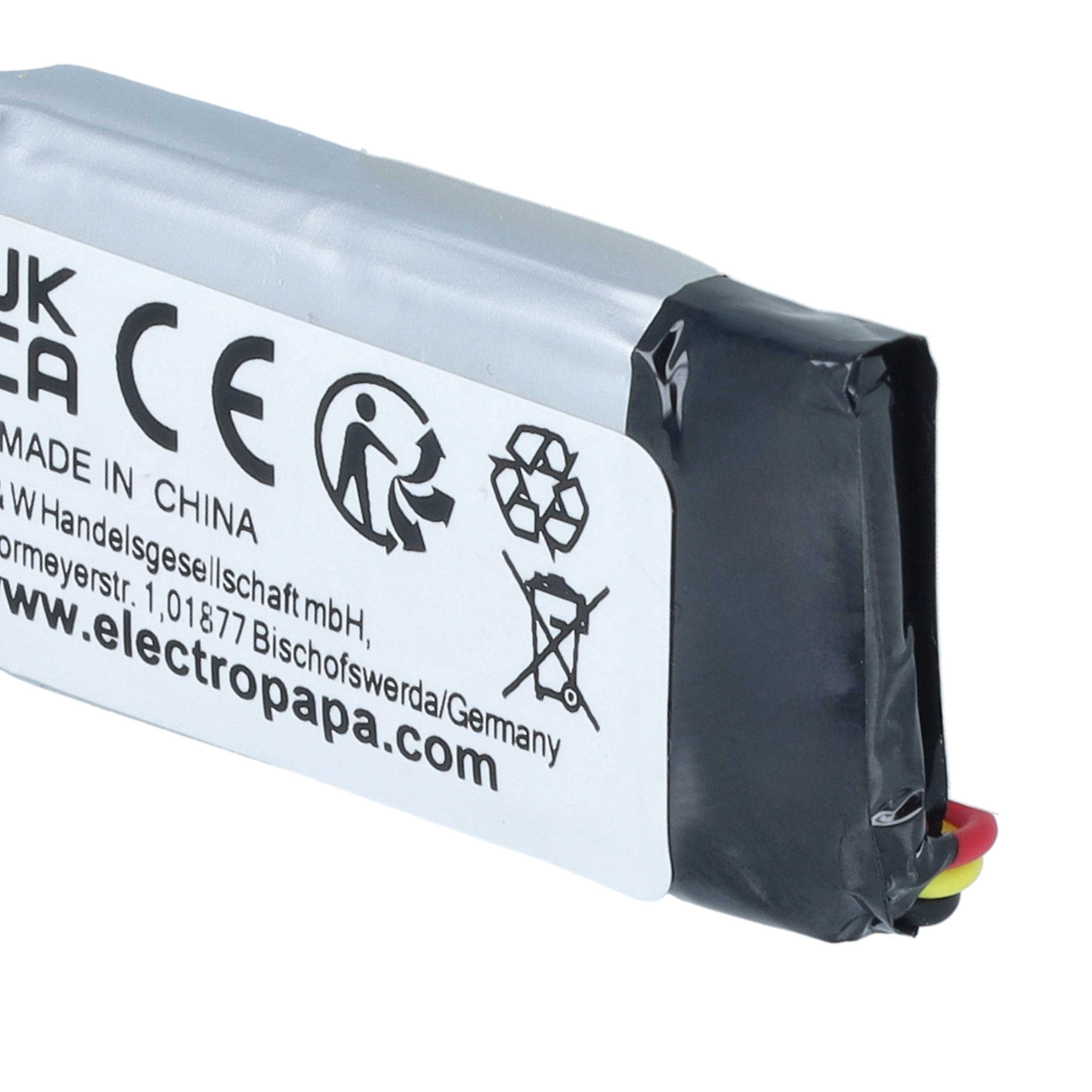 Stereo Amp Battery replaces Sennheiser AHB571935PCT-03, BAP 800, 586477, 573695 - 350 mAh 3.7 V Li-polymer