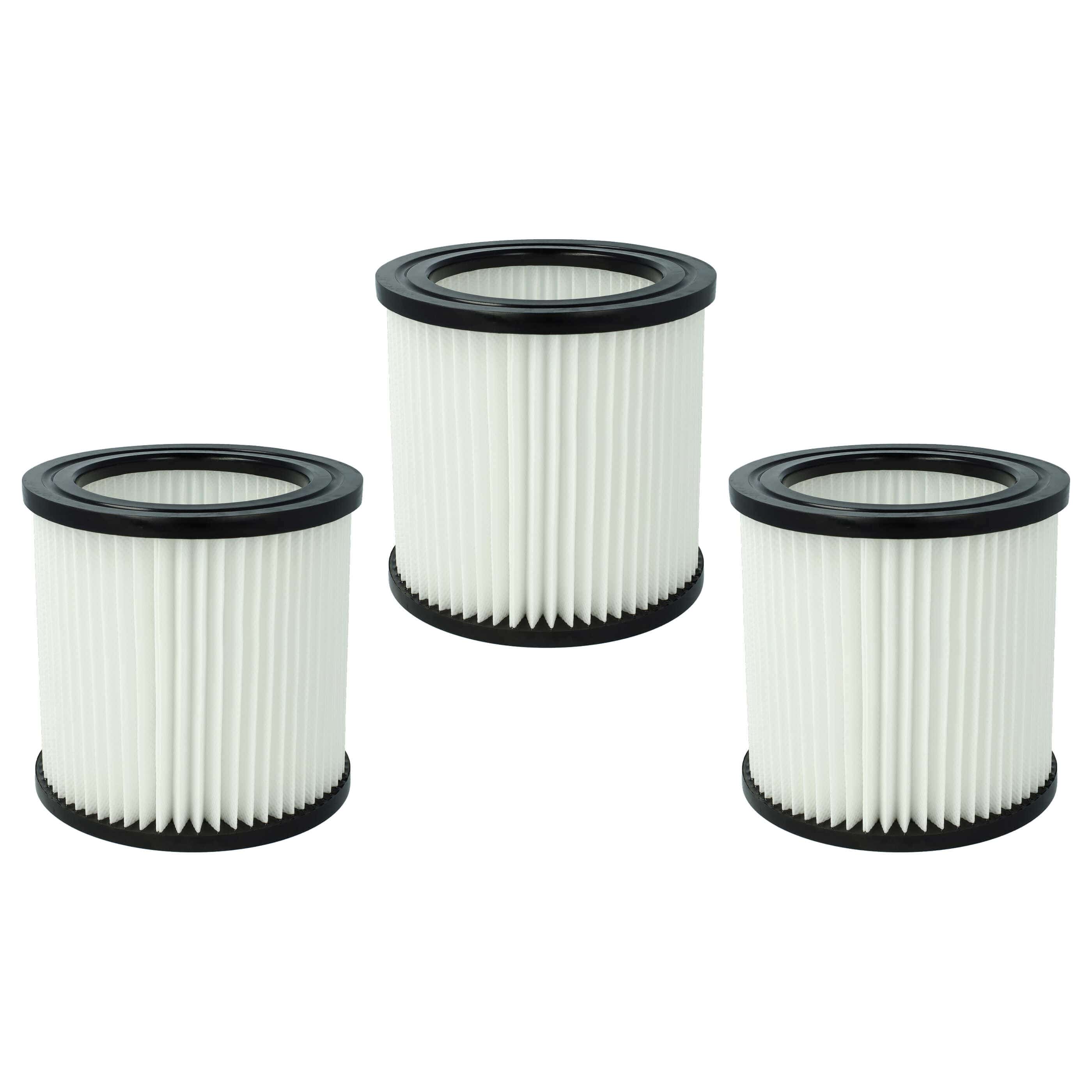 3x Filterfilter element replaces Nilfisk 81943047 for Nilfisk Vacuum Cleaner