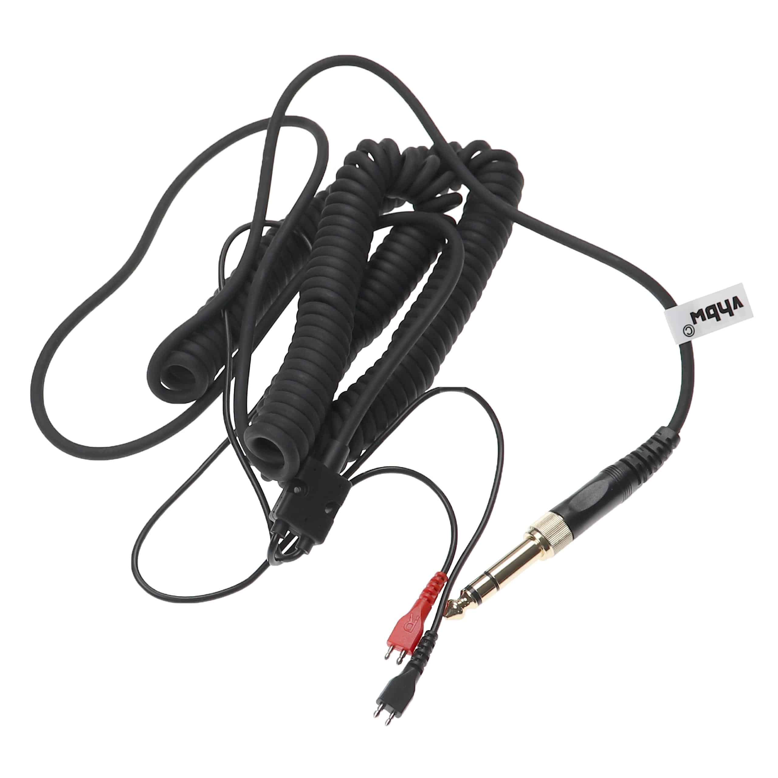 Kopfhörer Kabel passend für Sennheiser HD580 , 1,5 - 4 m, schwarz