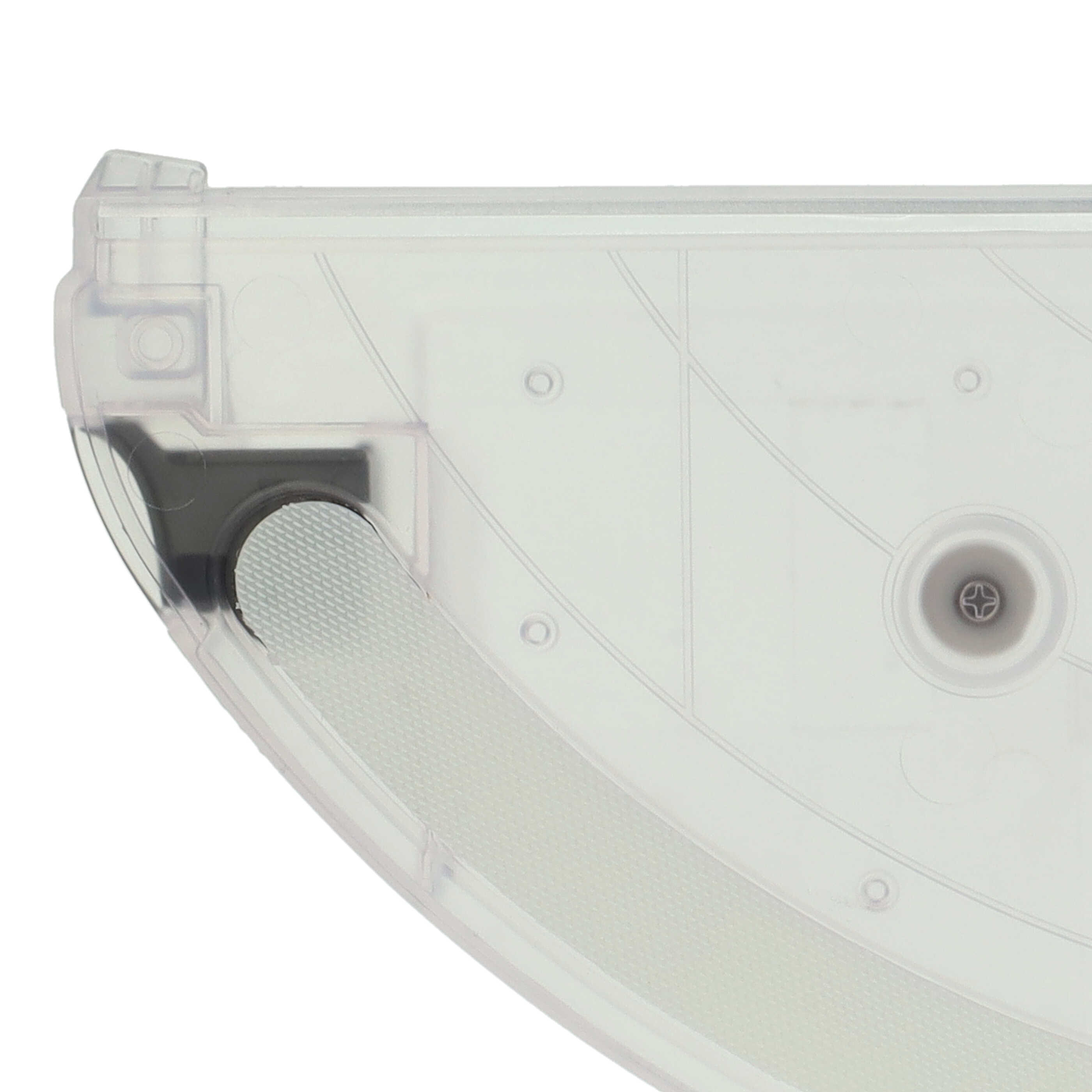 Mop Plate suitable for Roborock S5 Max Robot Vacuum Cleaner - ABS Plastic, transparent / black