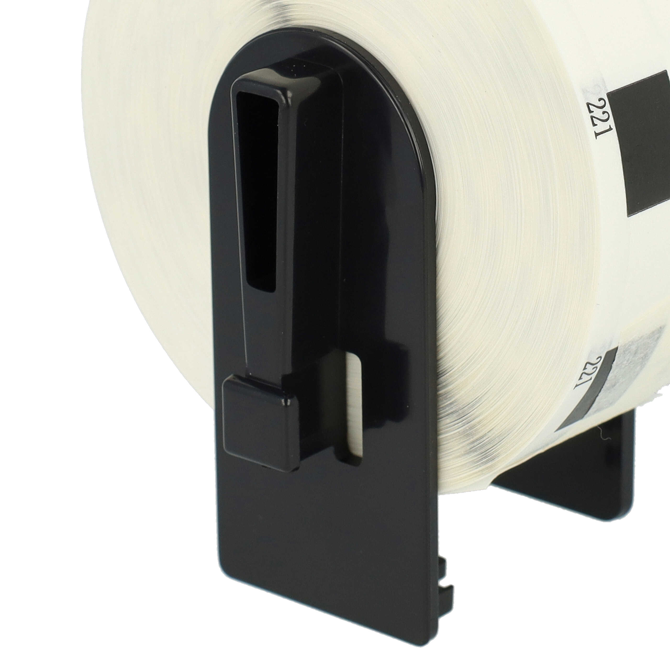 3x Etiketten als Ersatz für Brother DK-11221 für Brother Etikettendrucker - Premium 23mm x 23mm + Halter