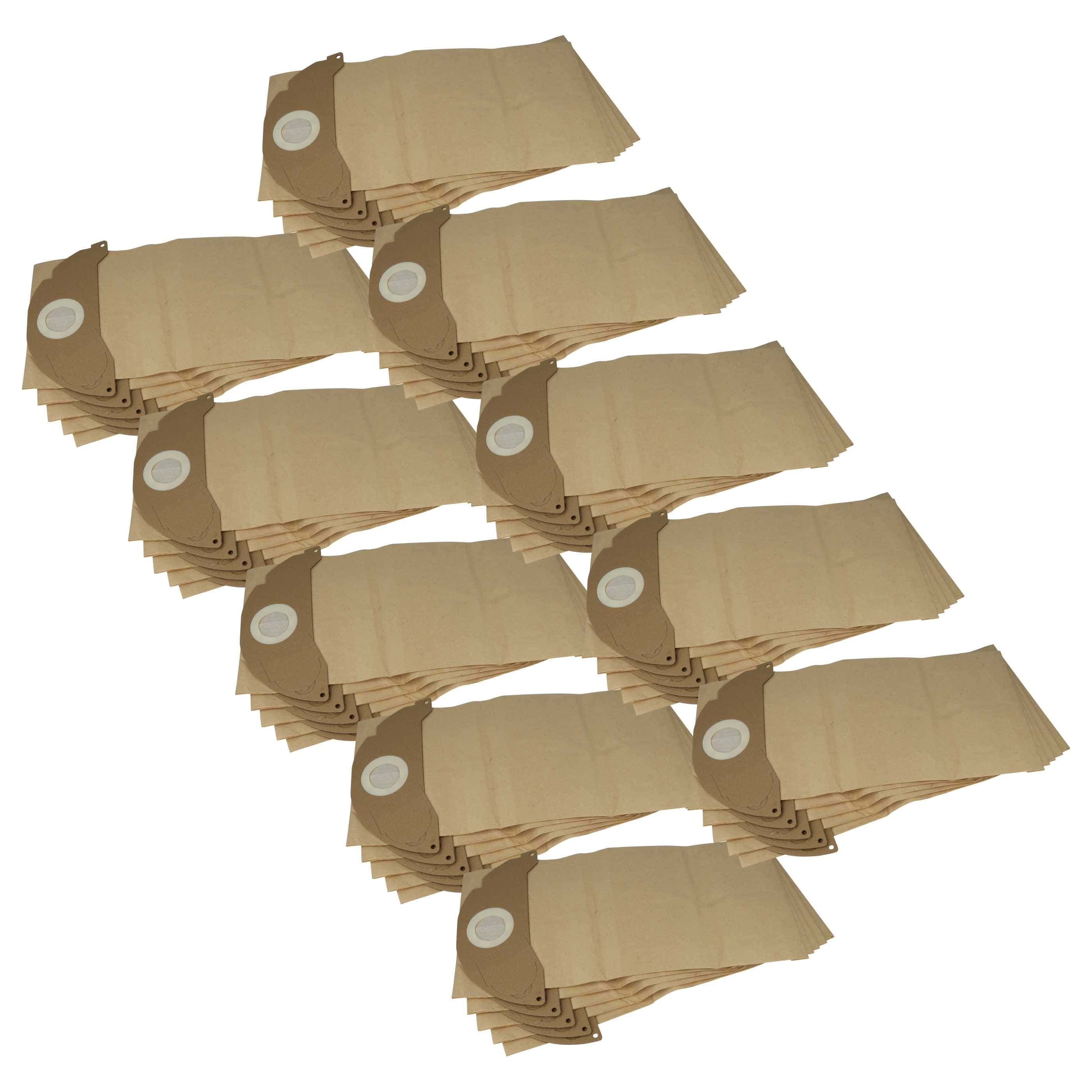 50x Sac remplace Kärcher 4002667015317, 6.904-143.0, KFI 252 pour aspirateur Kärcher - papier
