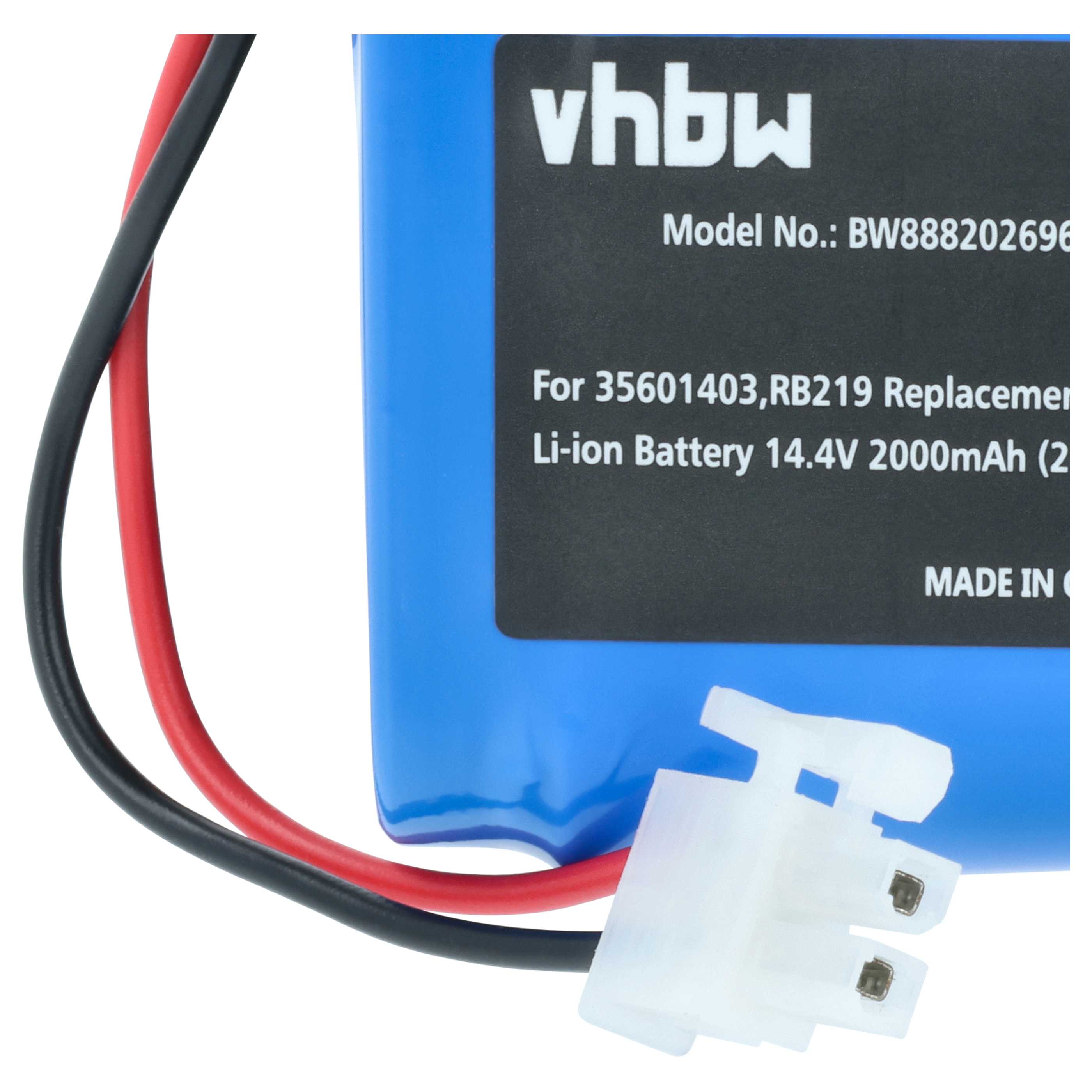 Batteria sostituisce Hoover RB219, Li-RB226 per robot aspiratore - 2000mAh 14,4V Li-Ion