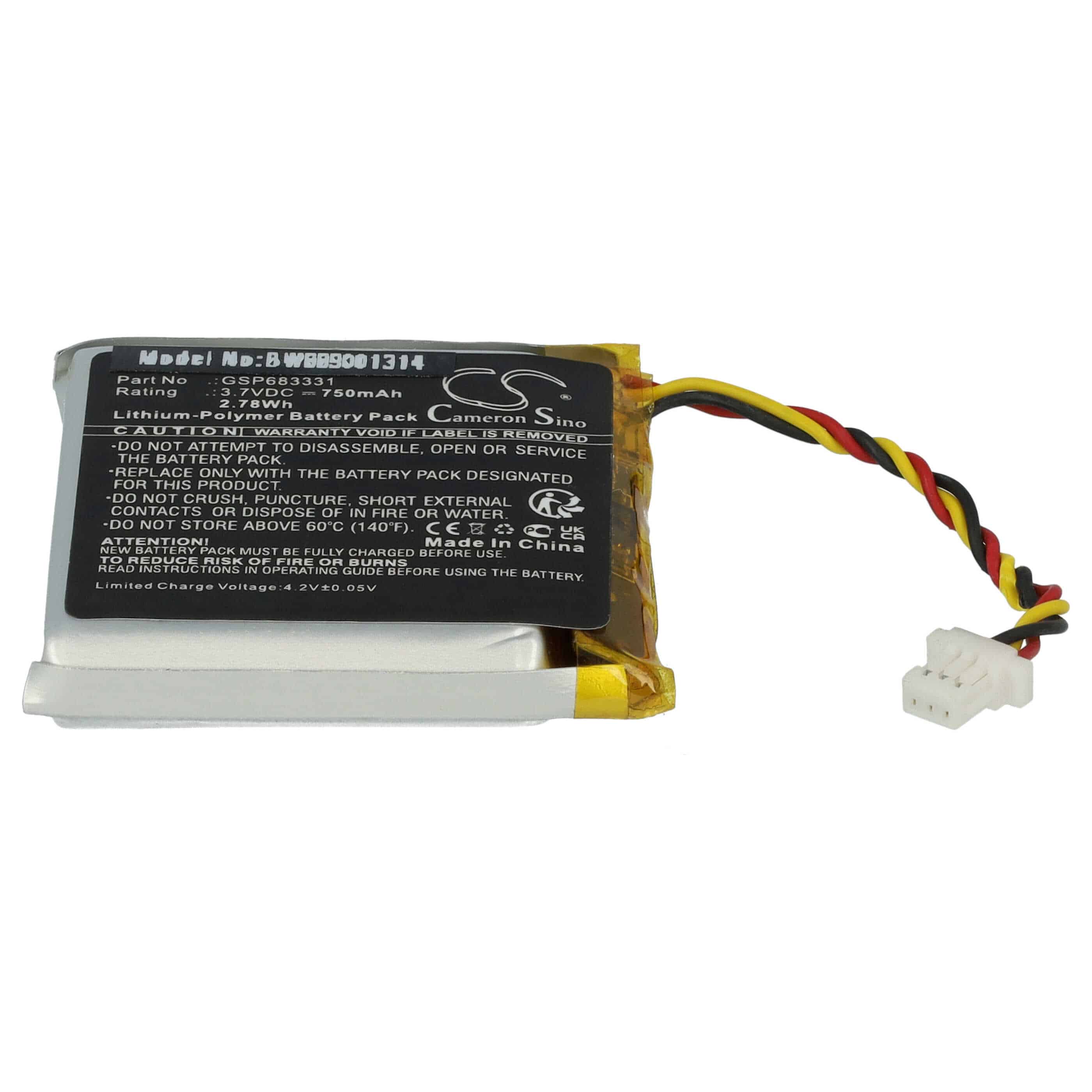 Akku als Ersatz für JBL GSP683331 - 750mAh 3,7V Li-Polymer