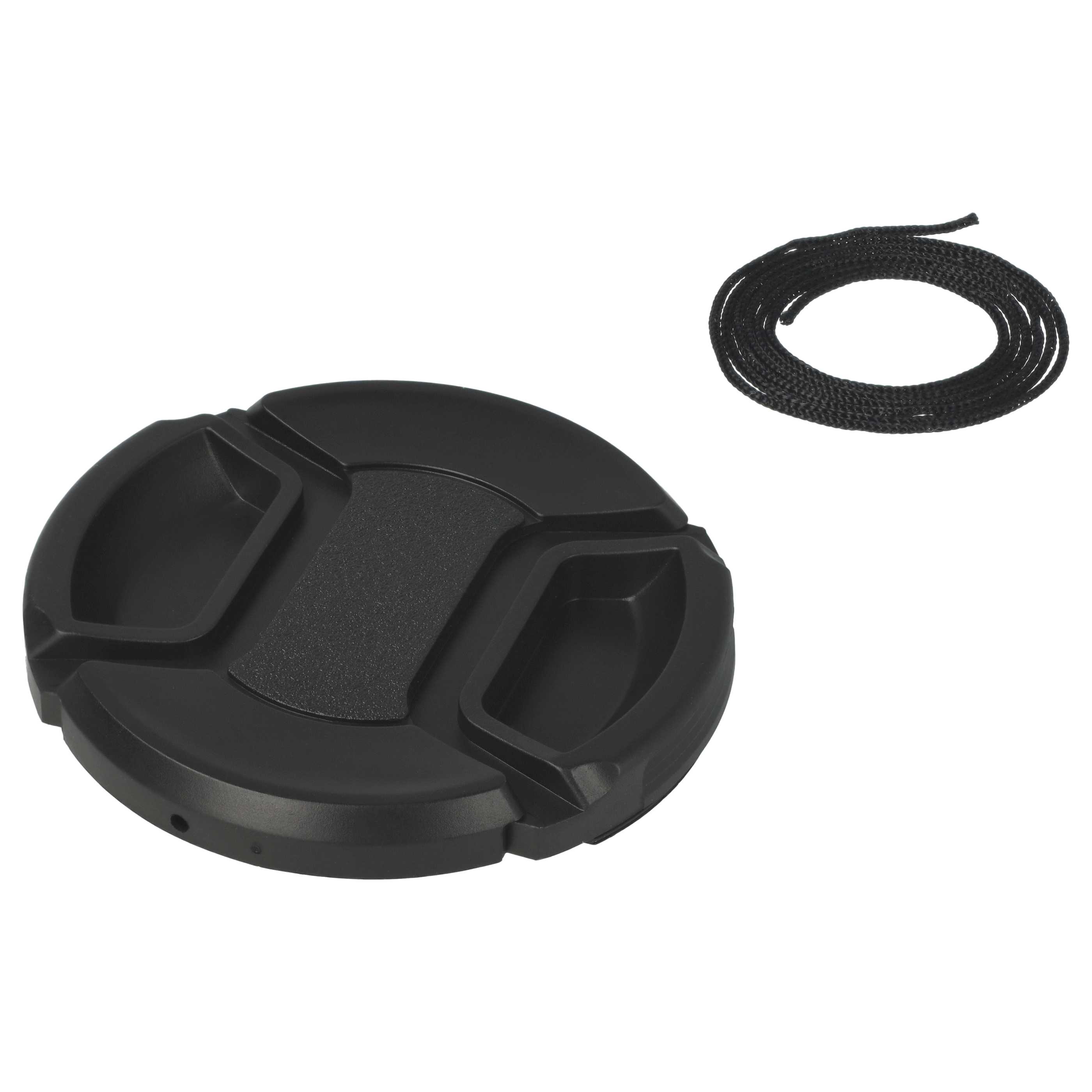 Copriobiettivo 58 mm - con impugnatura interna, plastica, nero